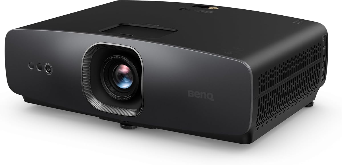 Proyector de cine en casa inteligente BenQ W2720i 4K UHD | 95 % color cinematográfico DCI-P3, HDR10/HLG, 2500 lúmenes, transmisión de Android TV con modo cine AI, altavoz Dolby Atmos de 10 W integrado (renovado)