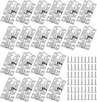 Jiozermi 20-Pack Stainless Steel Barrel Bolt Latches, 1.5" Slide Gate Locks with Screws - Rustproof for Doors, Gates, Cabinets