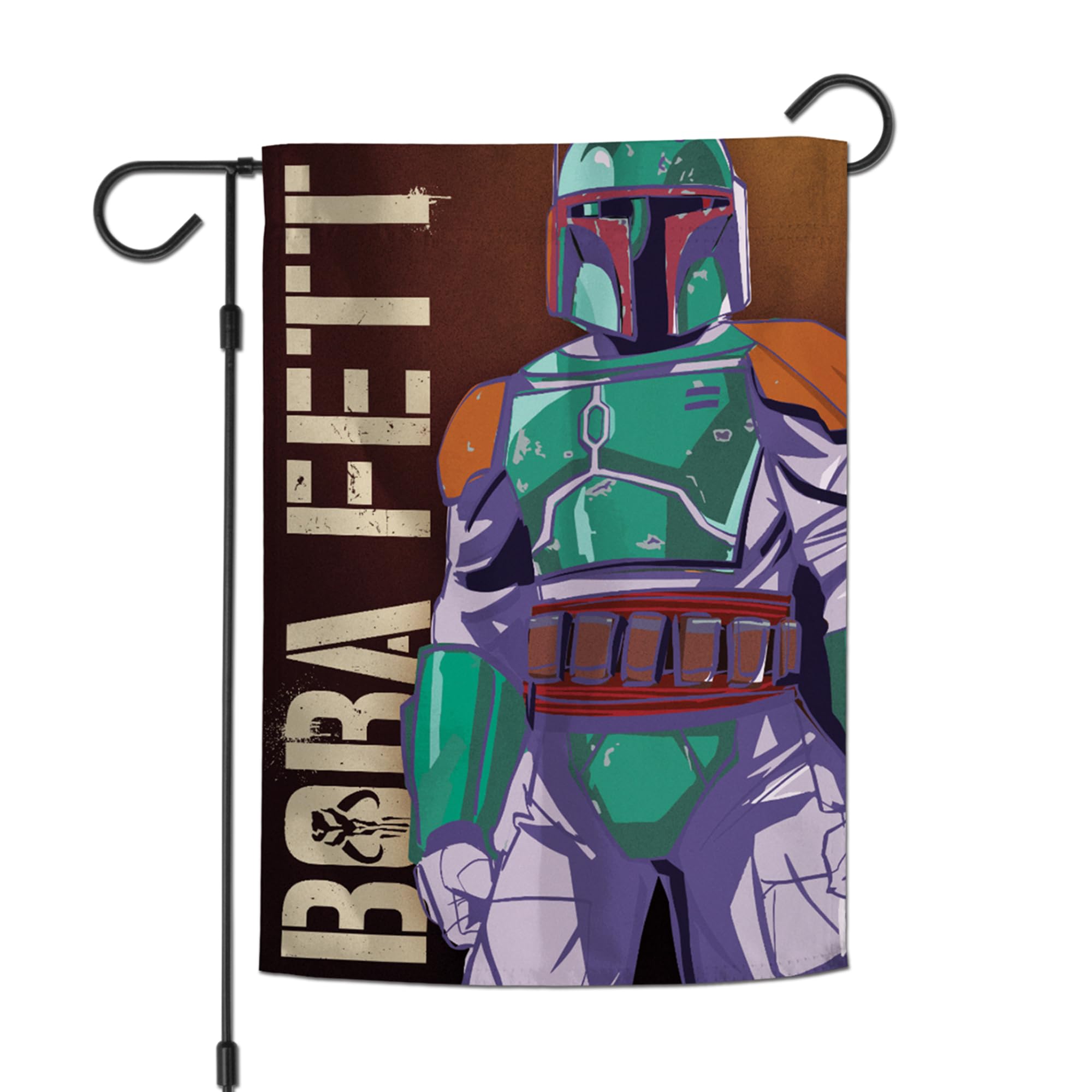 Drapeau de jardin Star Wars Boba Fett WinCraft double face de 31,8x45,7 cm