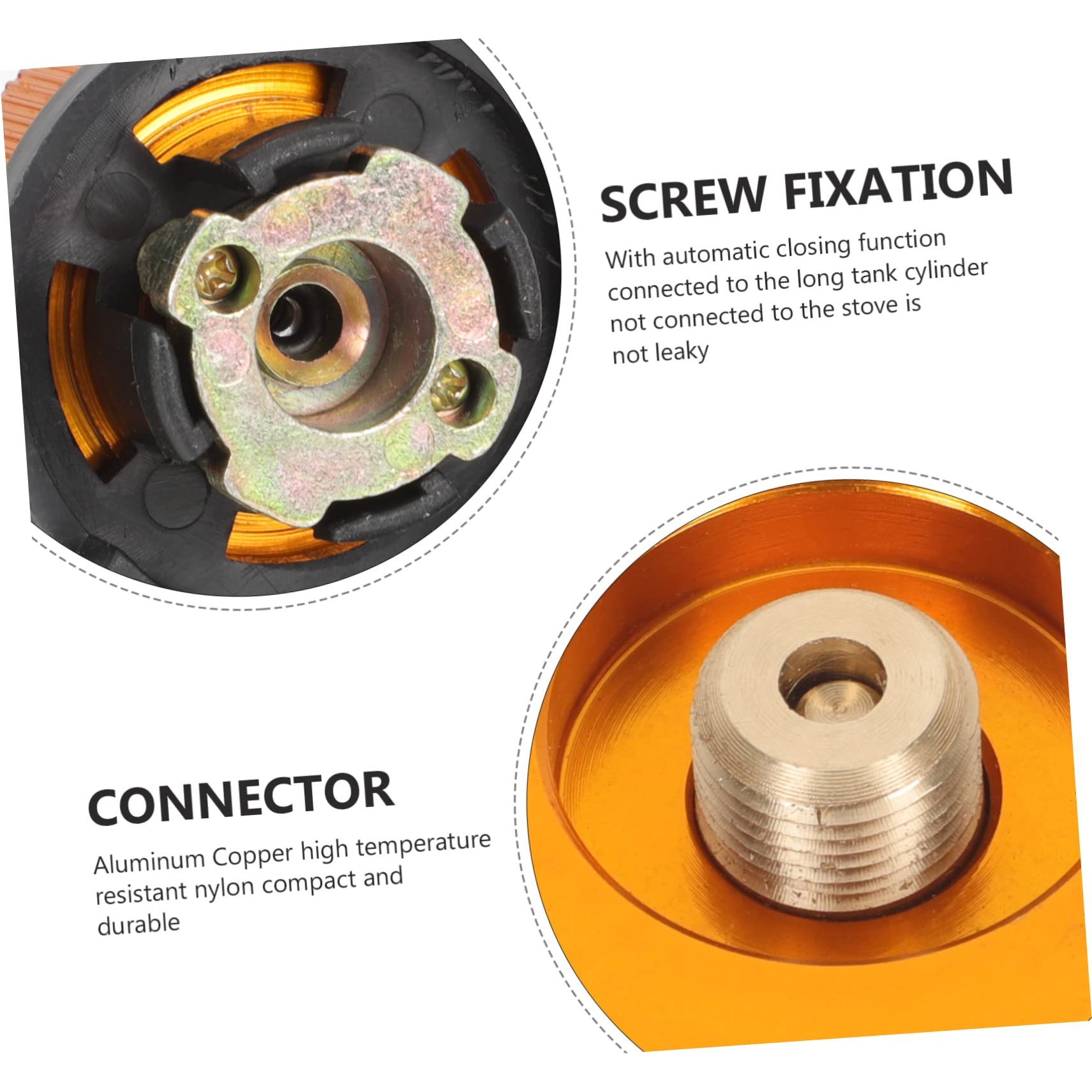 MERRYHAPY Wear-Resistant Propane Adapter Gas Tank Converter for Camp Stove Propane Tank