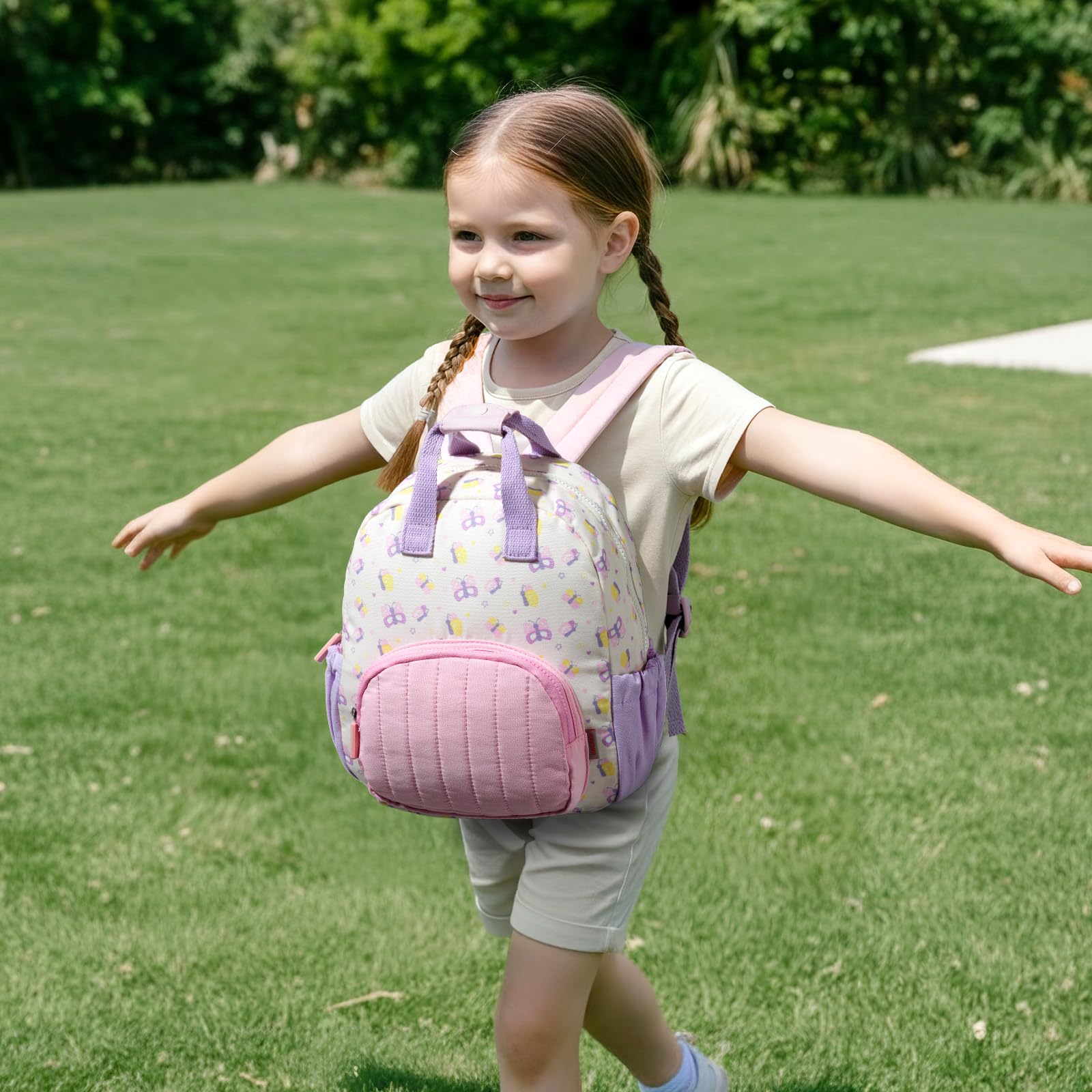 GAGAKU Zaino per bambini – Mini zaino per bambini da 2-4 anni zaino prescolare, Farfalla, Small, Zaini per bambini