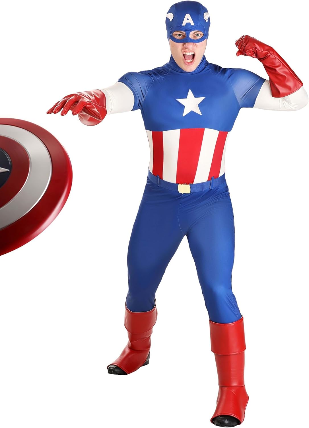 Jazwares Men's Premium Marvel Captain America Martinique Ubuy