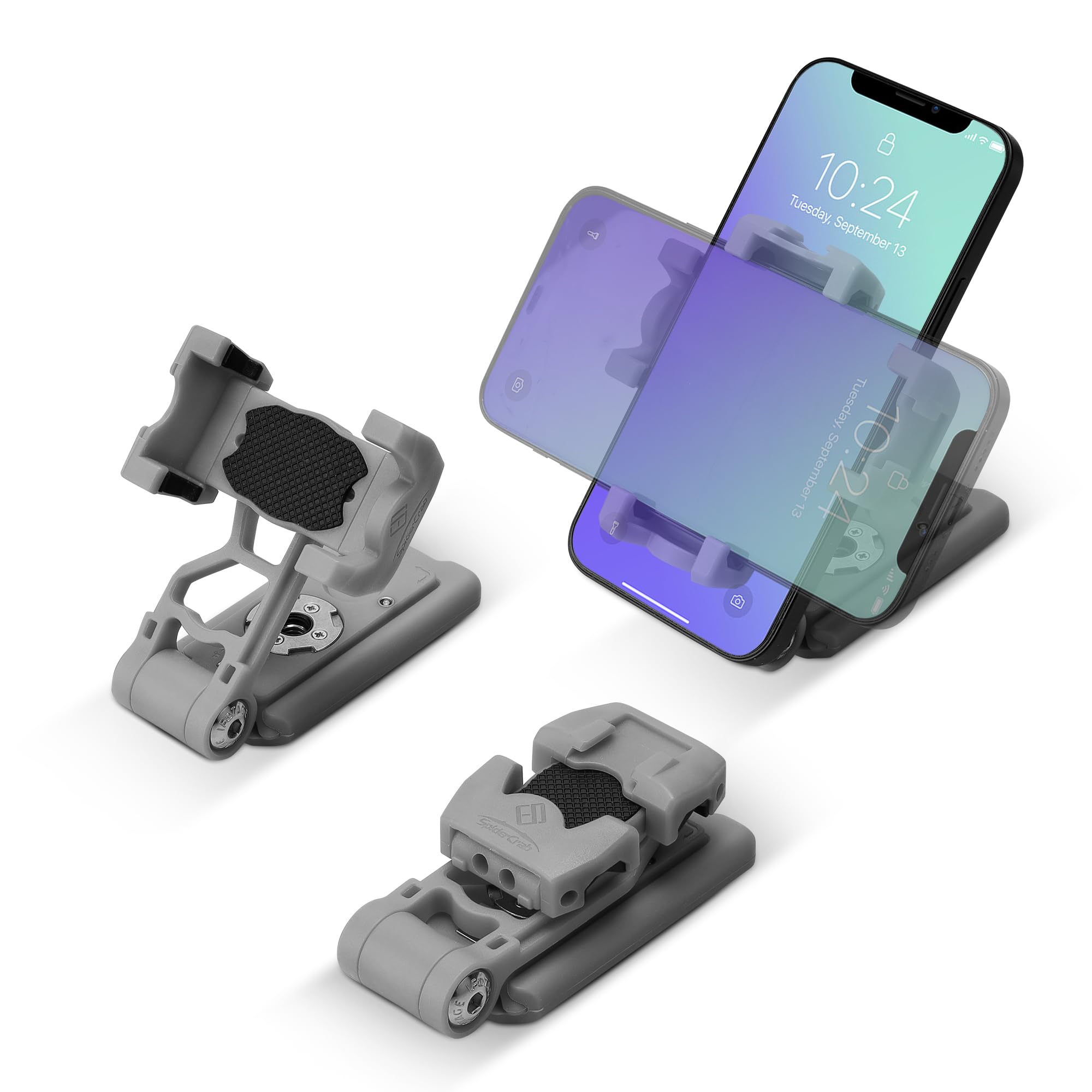 IFOOTAGE Universal Phone Tripod Mount Adapter With Cold Shoe, 360 - View #12