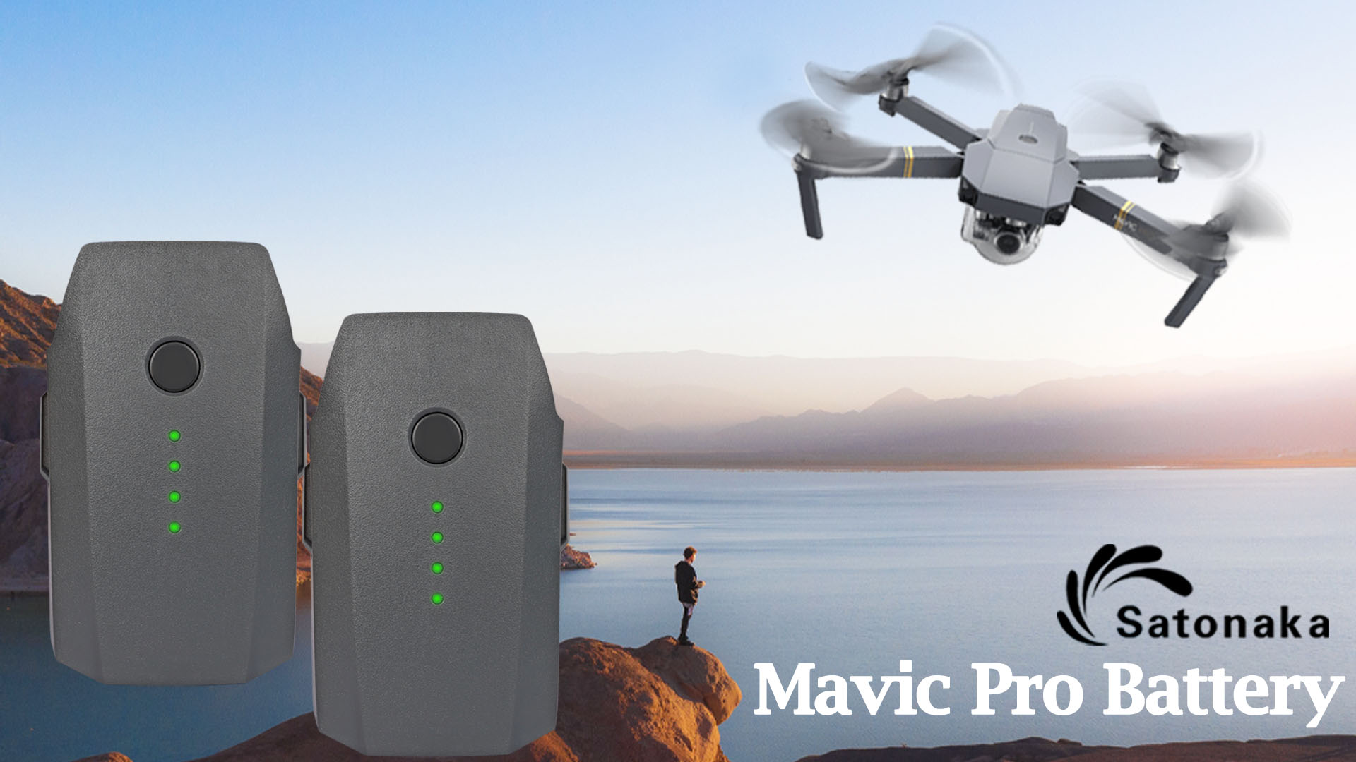 Amazon.com: Satonaka 2 Pack Mavic Pro Battery, FB1-3830mAh-11.4V