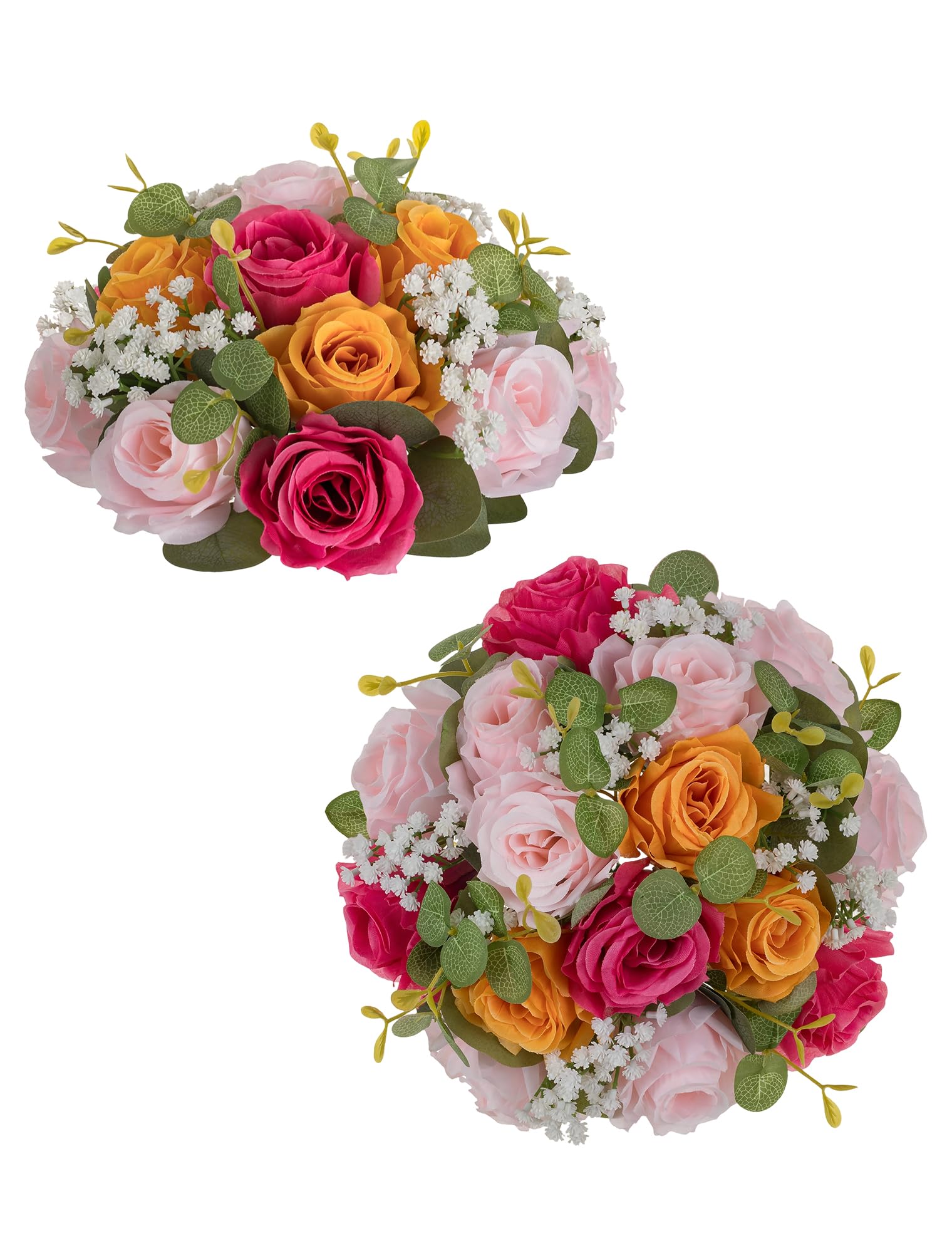 BLOSMON Fake Flower Centerpieces