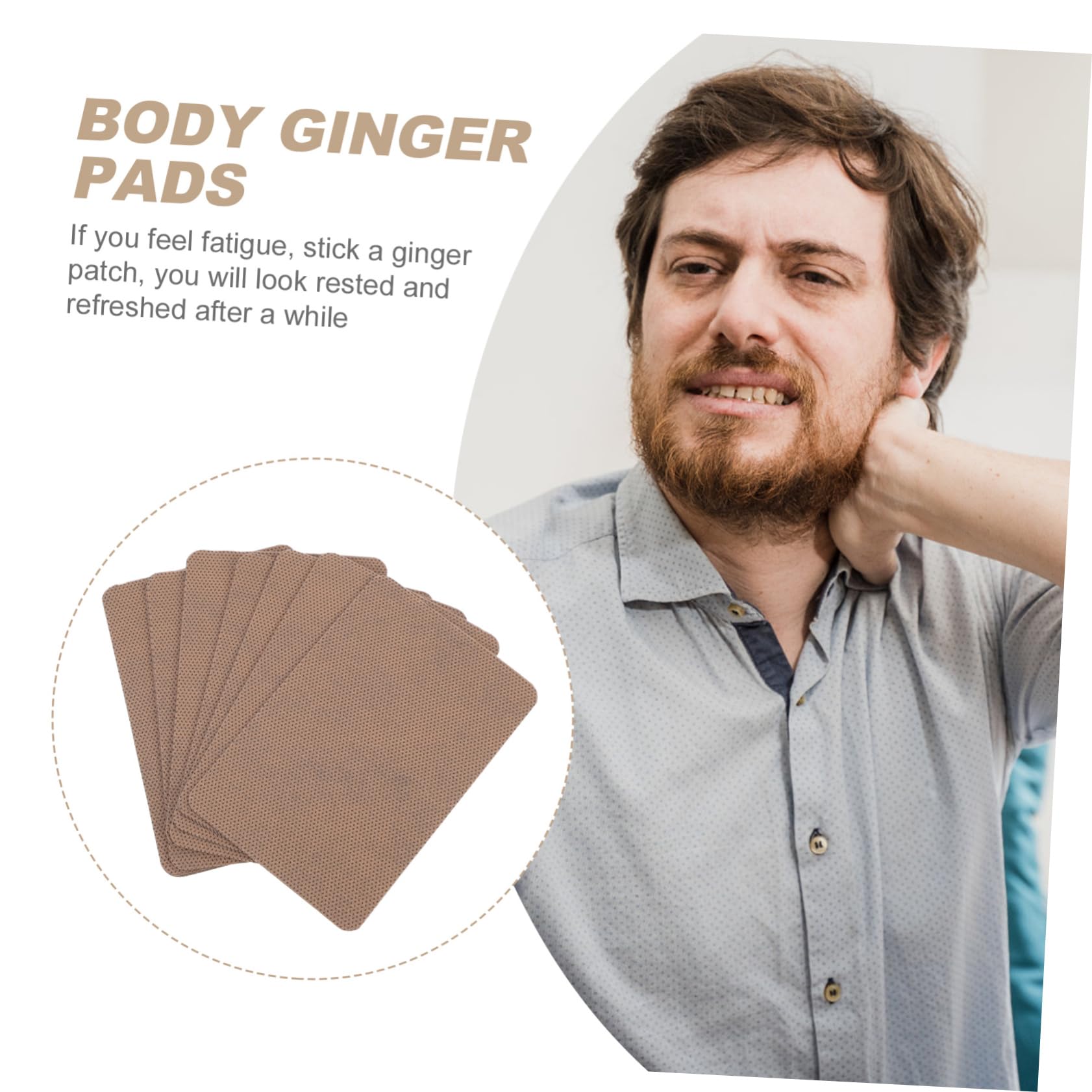 Healeved 150piezas Parches Calentadores De Jengibre Almohadillas Naturales Para De Rodillas Cuello y Articulaciones Transpirables y Efectivas Para Adultos y Ancianos