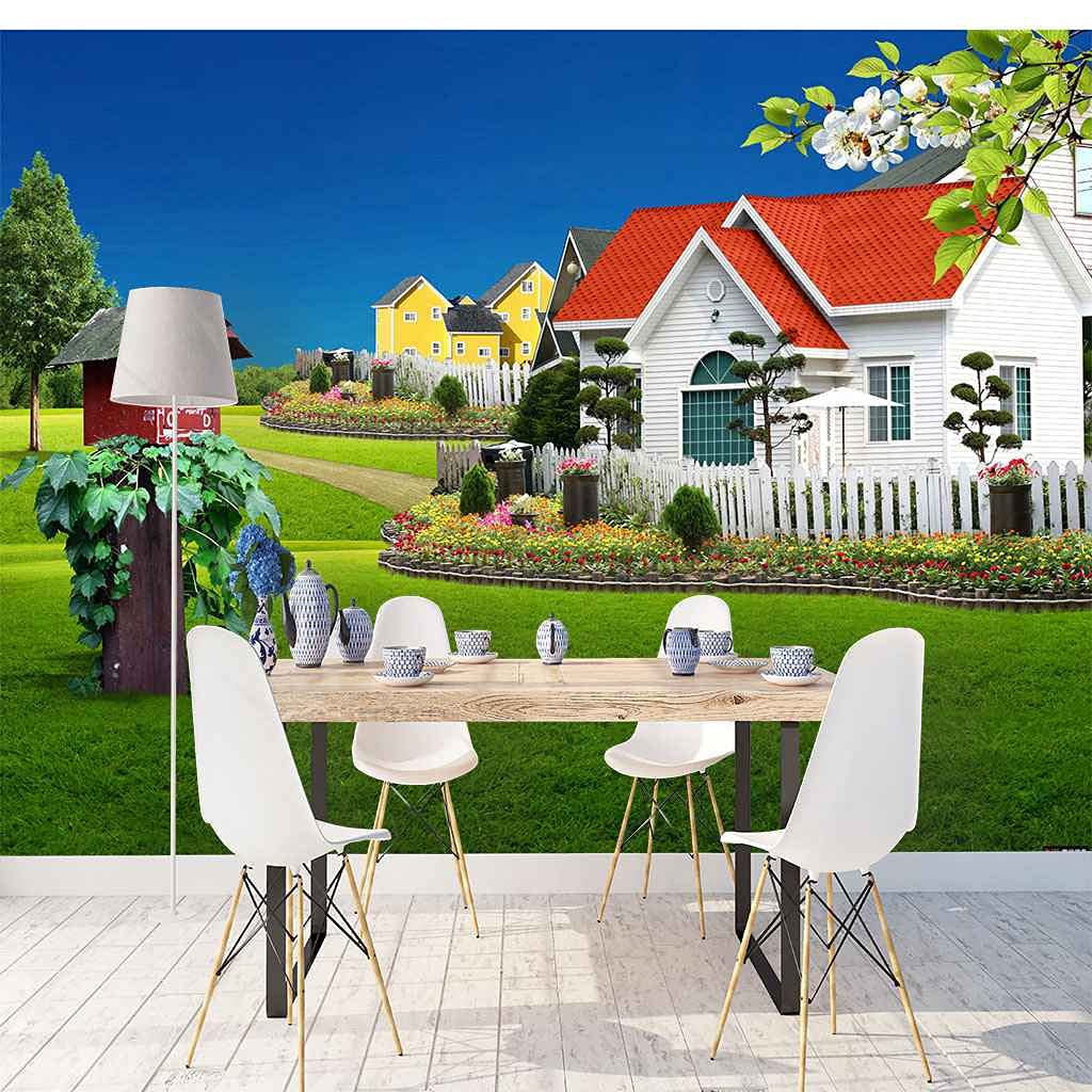 Papier peint photo verdure 3D pour décorer une chambre d'enfants 400x280cm