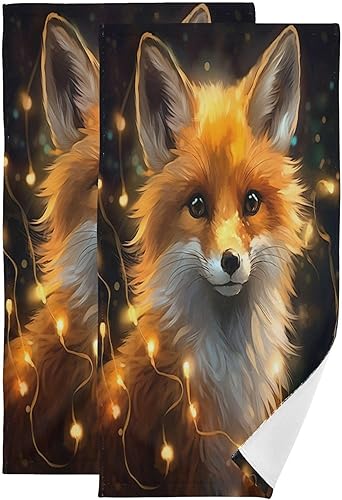 Vista 201 de Juego de 2 toallas de baño de color morado, remolques de mano de lobo, toallas de baño, toallas suaves y absorbentes para baño, cocina, gimnasio