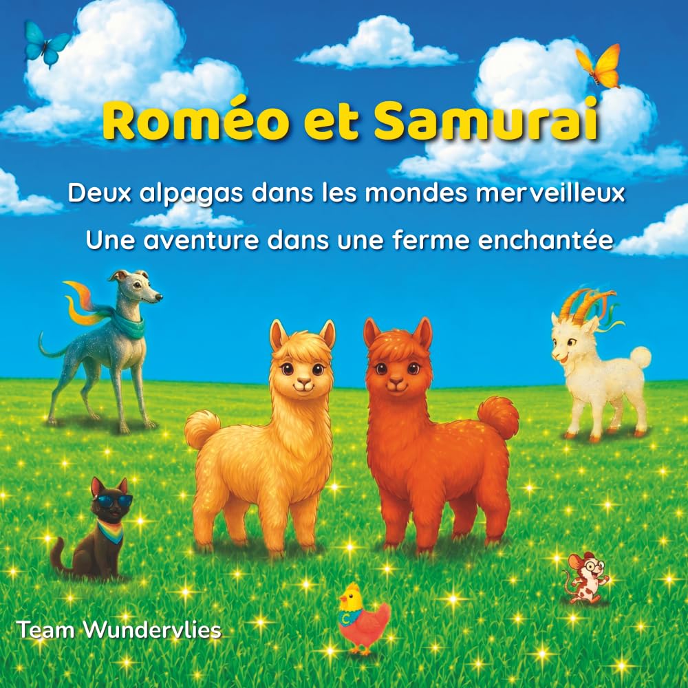 Roméo et Samurai - Deux alpagas dans les mondes merveilleux: Une aventure dans une ferme enchantée