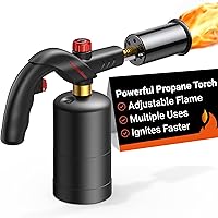 ThermoMaven PT03 Propane Torch: Adjustable 3272°F Flame for Searing Steak, BBQ Grilling, Campfire Starter & Welding (Tank Not Included)