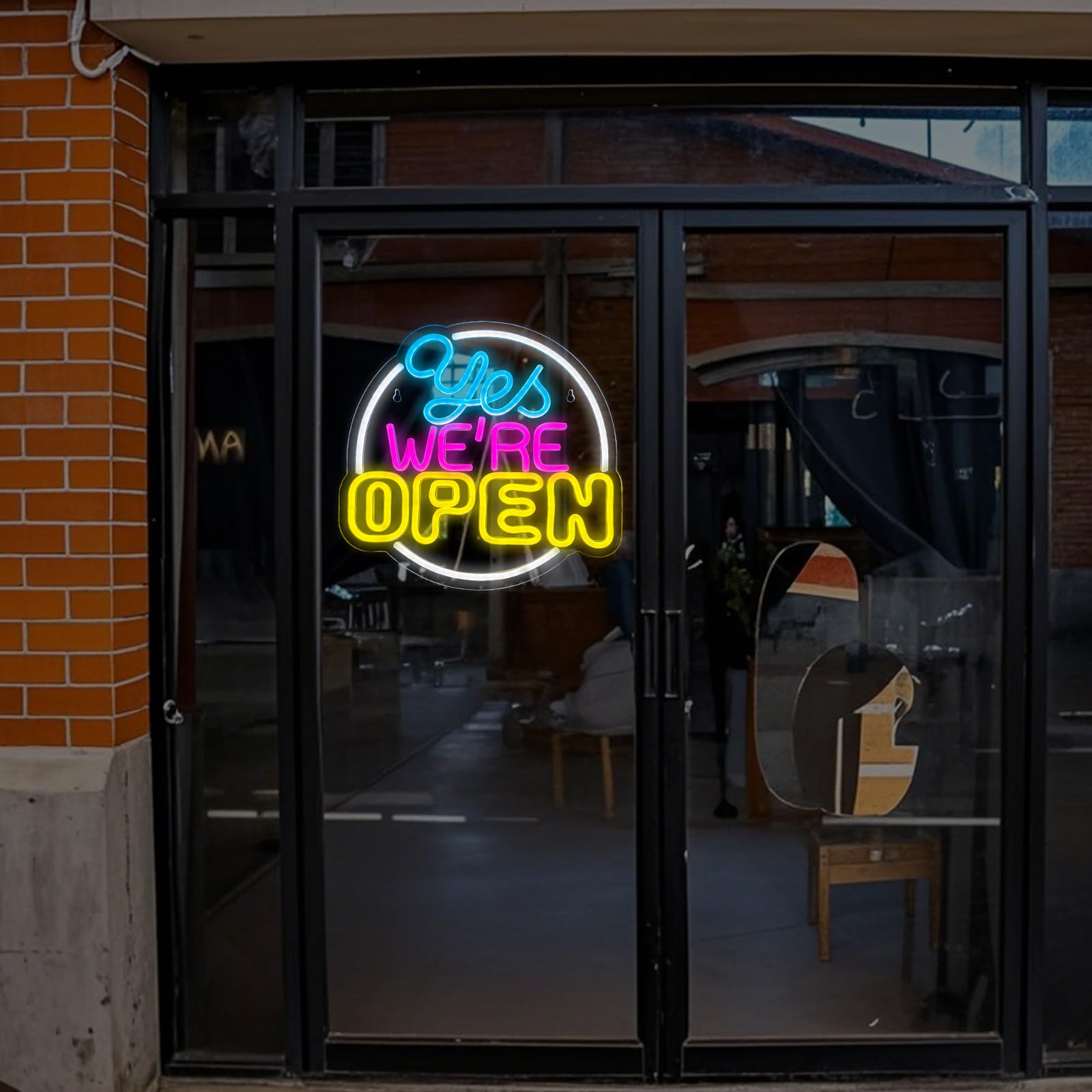 Amazon | Yes We are Openネオンサイン オープンサイン 店舗看板