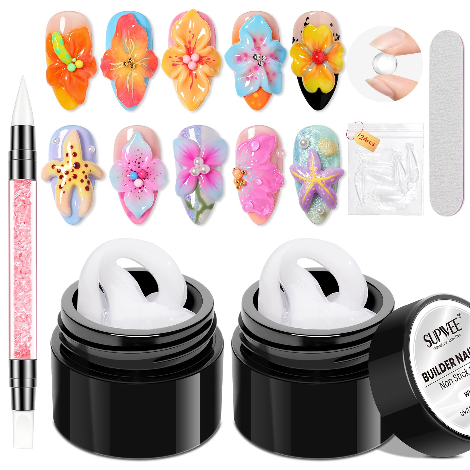 3D Nail Sculpting Gel - Easy Nail Art -11