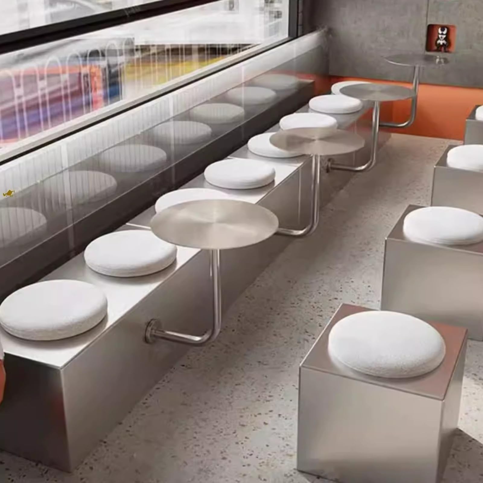 インステビカウンターテーブル インビジブルサイドテーブル