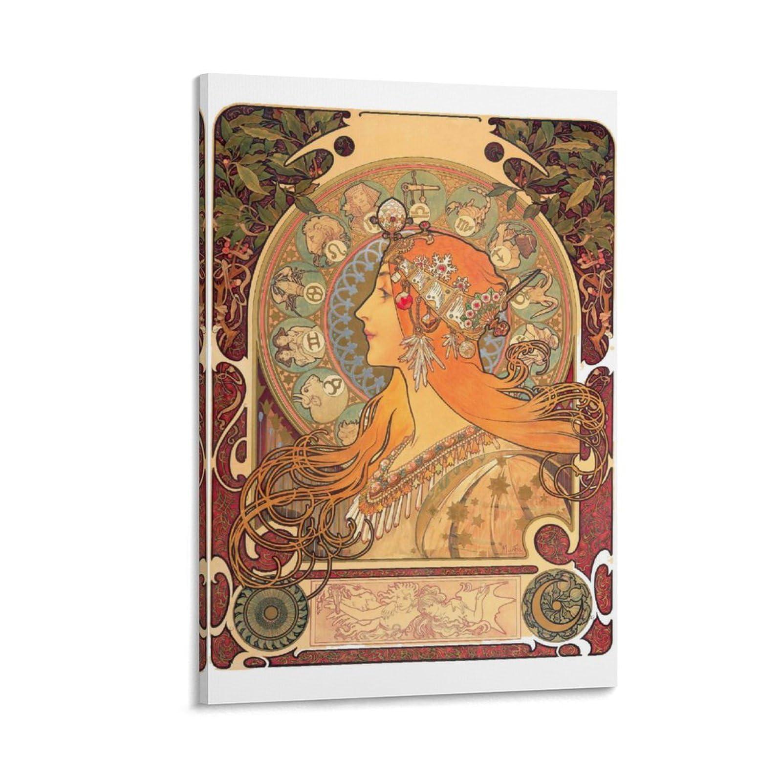 Amazon.co.jp: 「黄道帯」Alphonse Muchaアルフォンス・ミュシャ