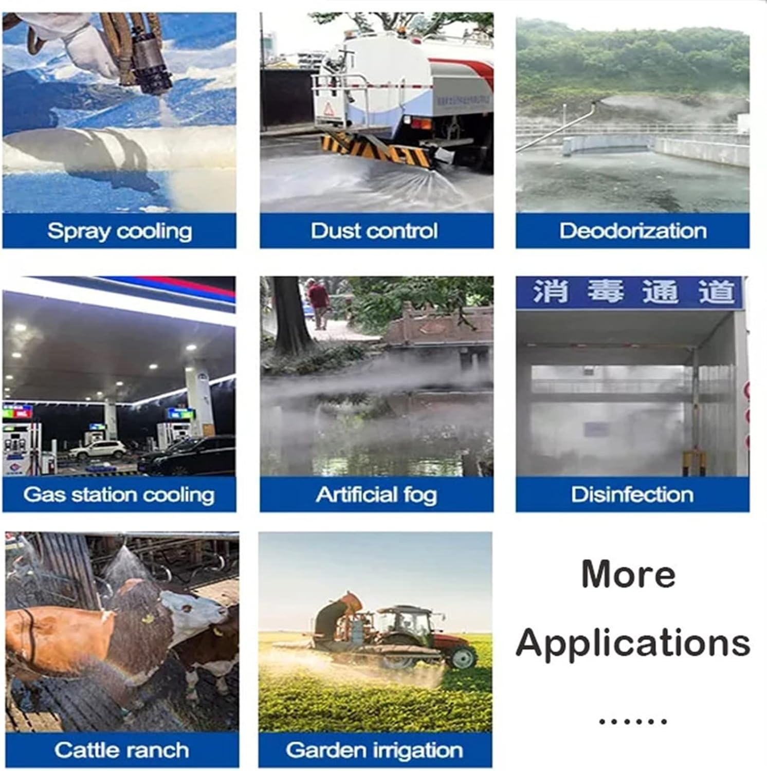 屋外ミスト冷却システムキット、24Vサイレントポンプ、タイマー、真鍮製噴霧器、フィルター付き、パティオミスターミスターシステム点滴灌