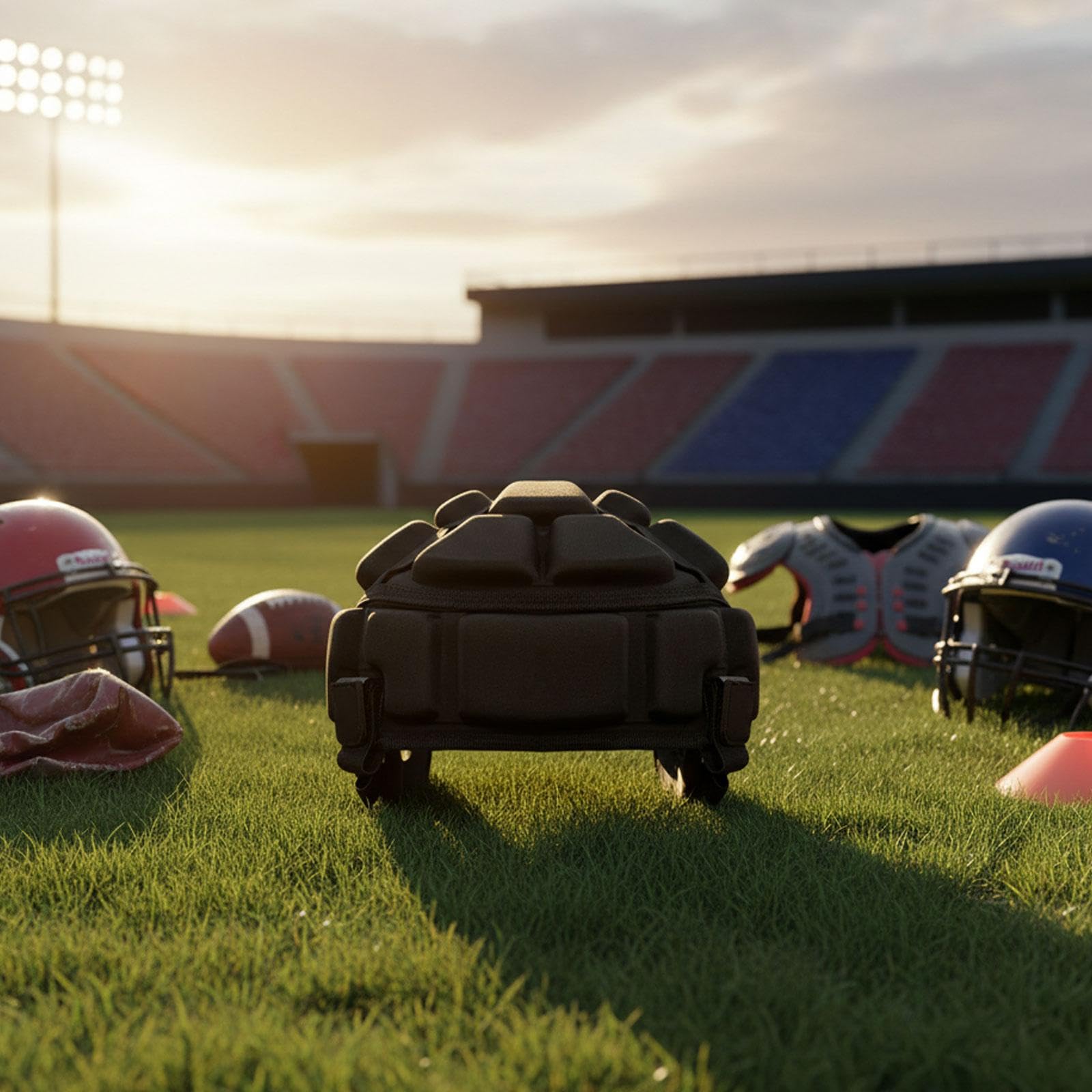 F Fityle Sport-Kopfschutz, Fußball-Kopfschutz, komfortabler Protektor, Rugby-Helmschale