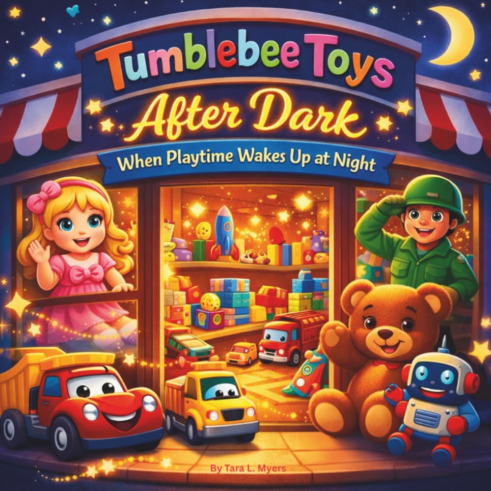 Tumblebee Toys After Dark: Children's Storybooks| When Playtime Wakes Up at Night| Rhyming| Adventure| Toys| For ages 3-8| 30 Pages| Size 8.5 x 8.5 (Childrens Books)