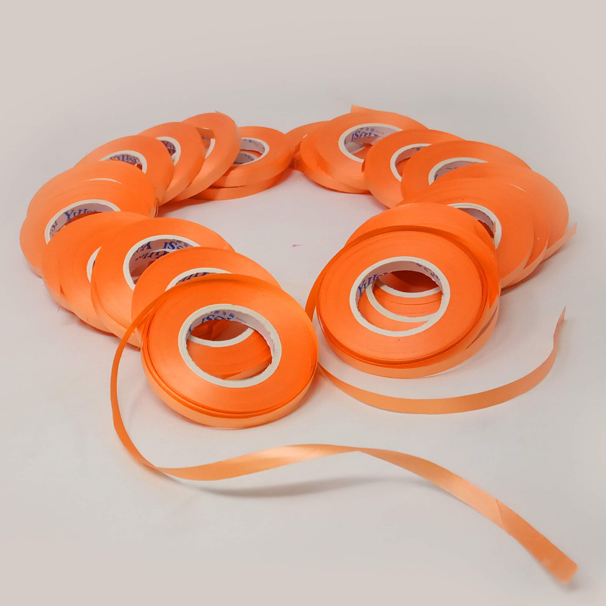 AMFIN® Curling Ribbons for Balloons - Orange (Pack 24) 2