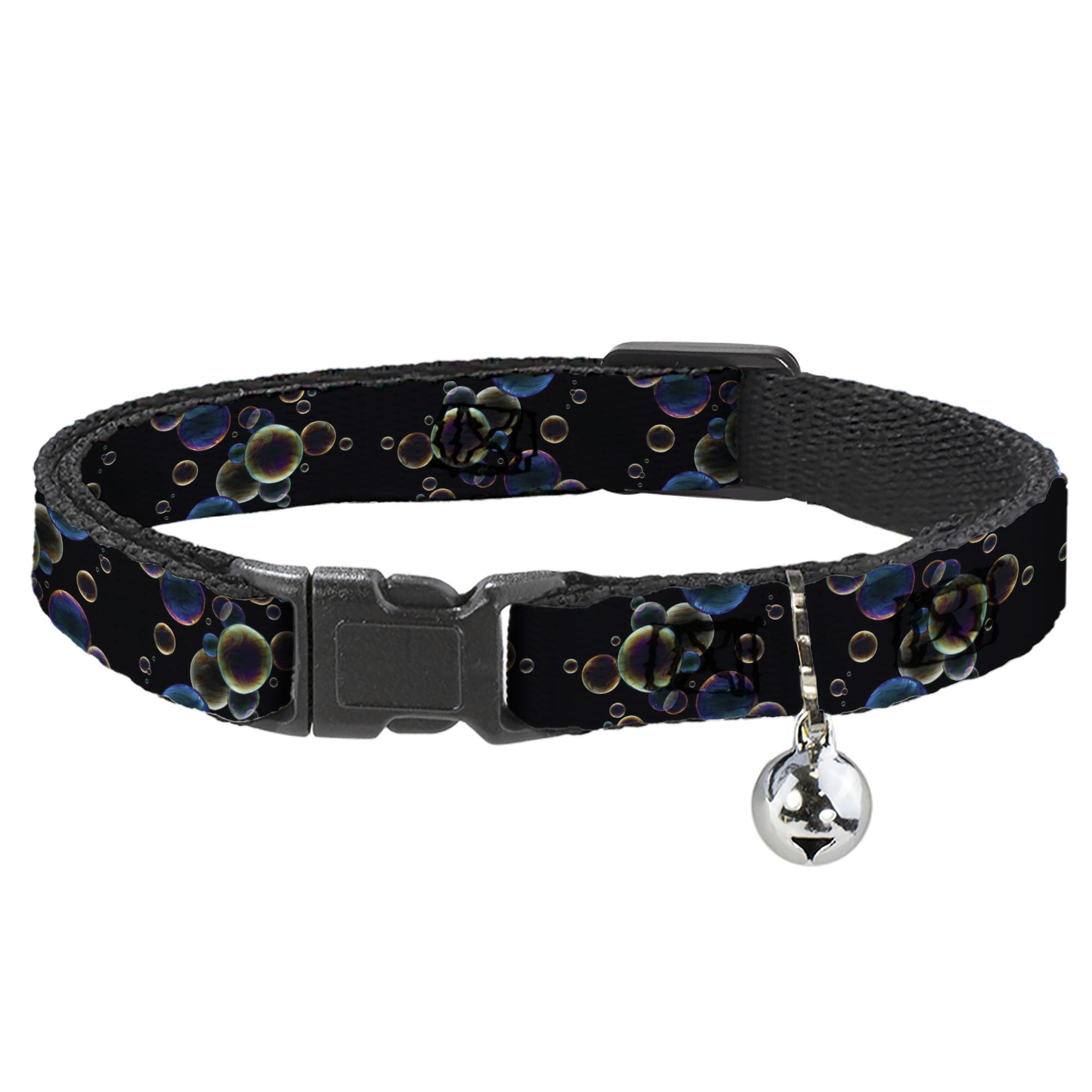 Collar para Gato Buckle-Down de Burbujas con Cierre de Seguridad y Medida Mediana de 1,27 cm