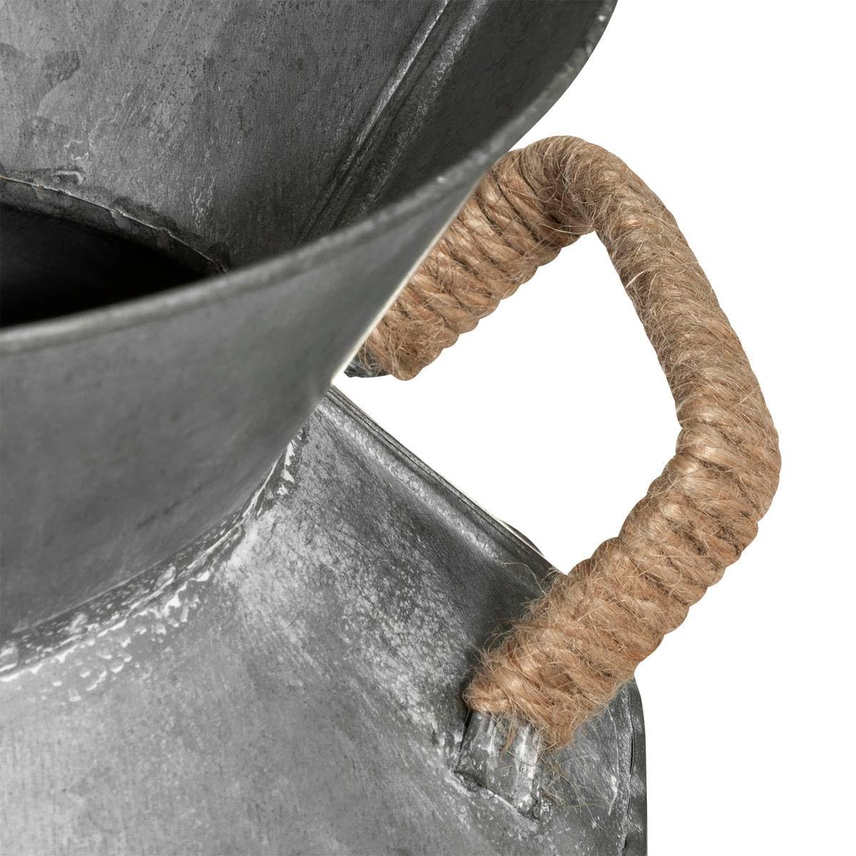ATMOSPHERA CREATEUR D'INTERIEUR - Lattiera in metallo grigio H37cm