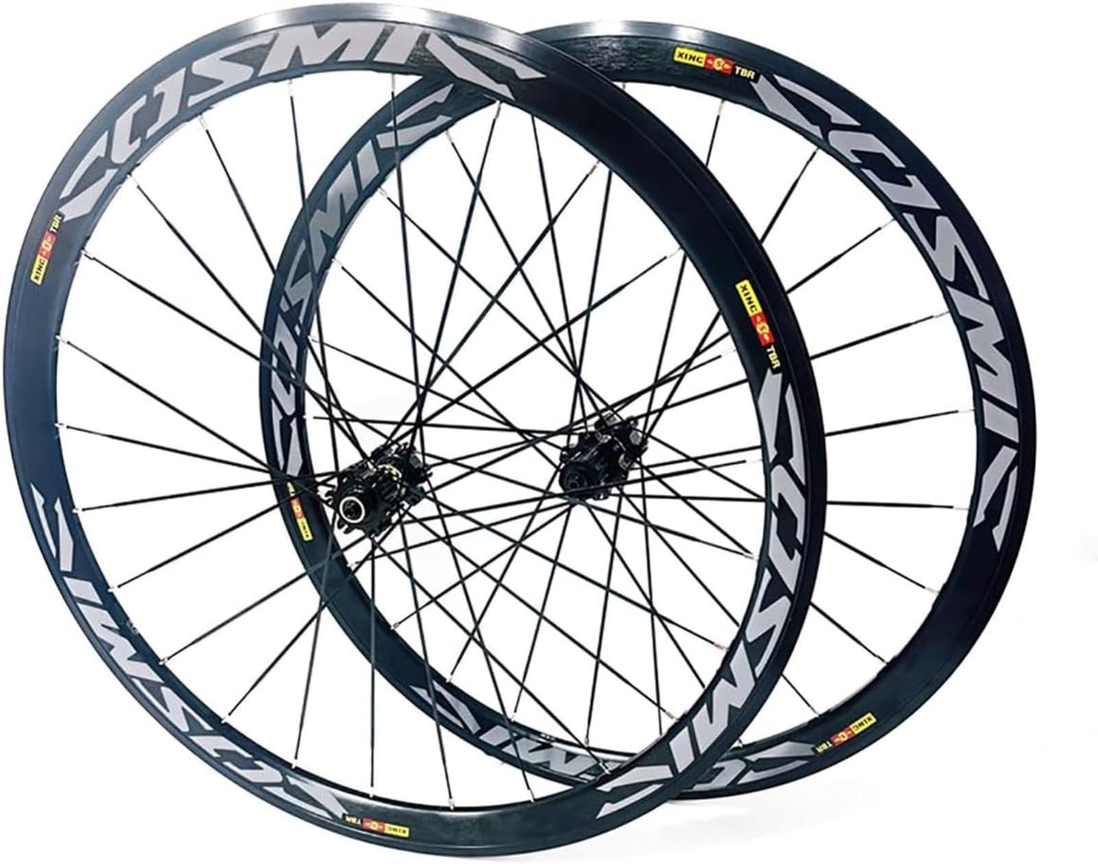 Roue de vélo de route 700C en alliage d'aluminium rigide haute finition