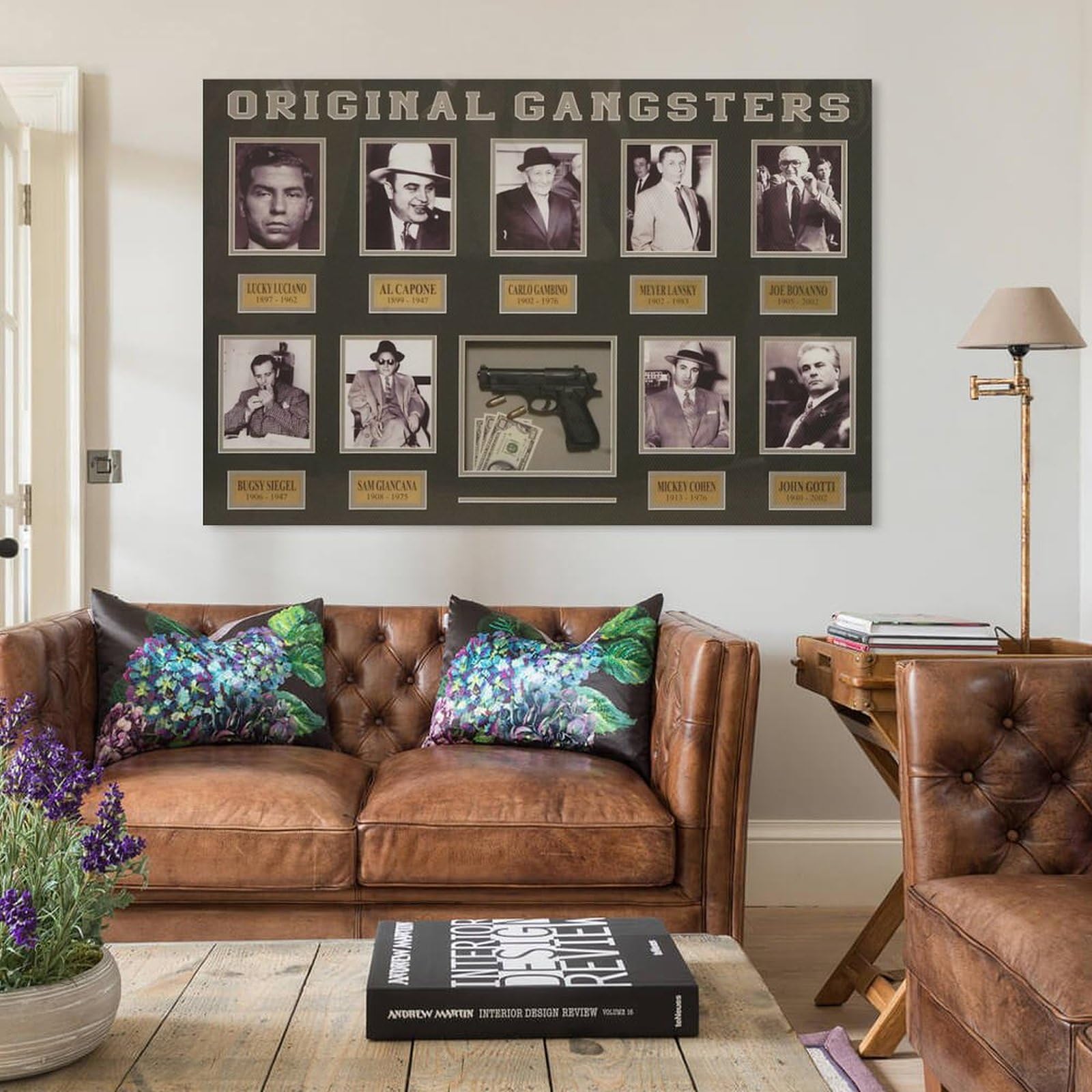 Amazon.com: TYPOART Vintage Original Gangster Al Capone Mafia Art