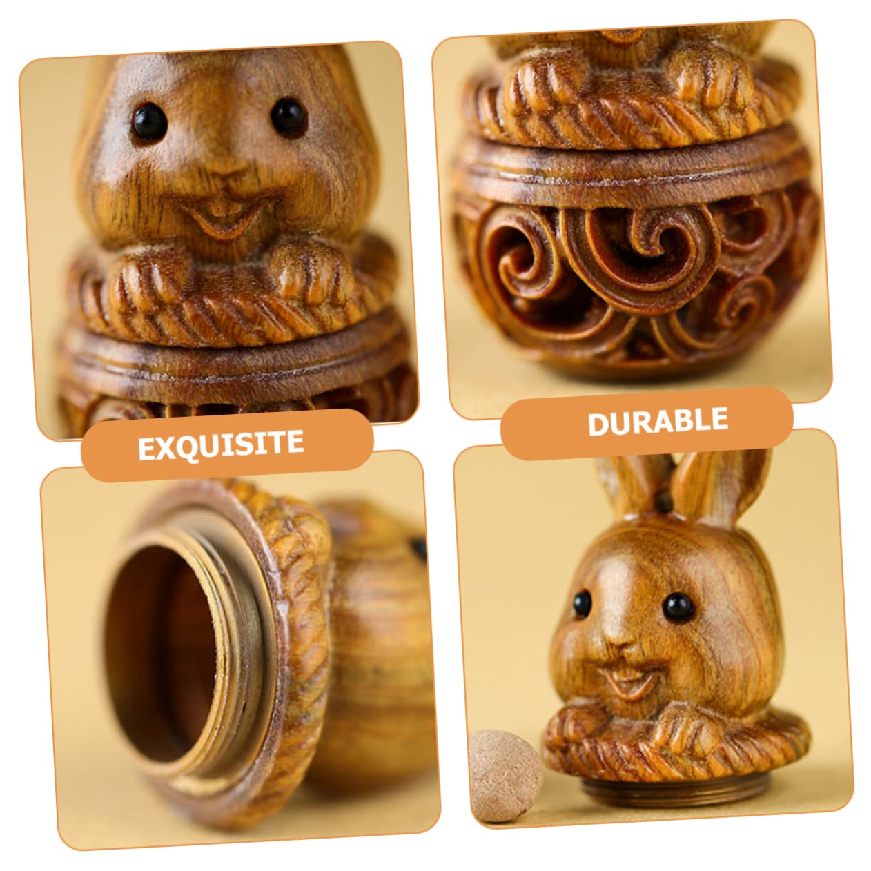 5pcs sándalo saquitos Colgante Botella de aromaterapia Decorativa medallón Colgante con aceites Esenciales difusor joyería Suministro de Aroma Llavero decoración Esencial