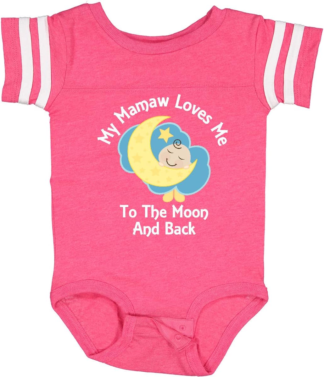 inktastic Mamaw Grandma Loves Me Girls Boys Baby Bodysuit