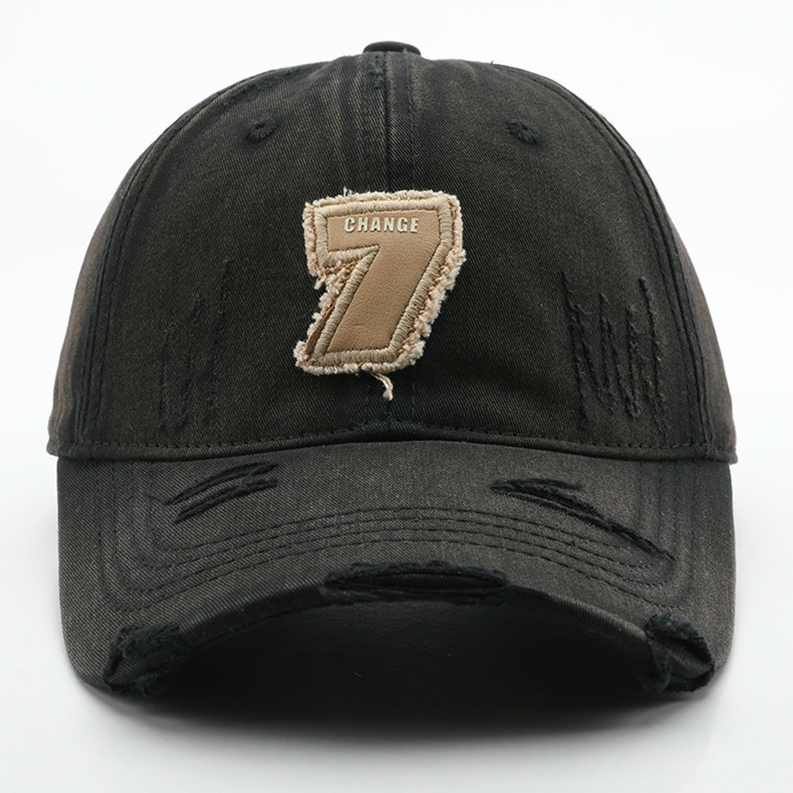 Czapka z daszkiem czapka retro, sprana bawełna unisex postarzana