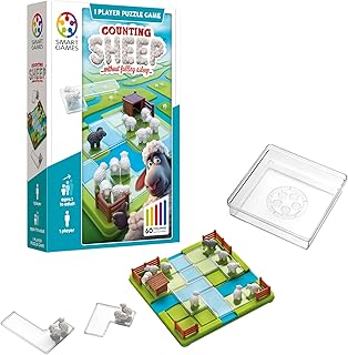 Comprar Smart Games - Contando ovejas - Juego educativo para el cerebro - Juego de desafío de lógica y pensamiento multinivel - 1 jugador - Tamaño de viaje - Multilingüe - 1 jugador - SG 452