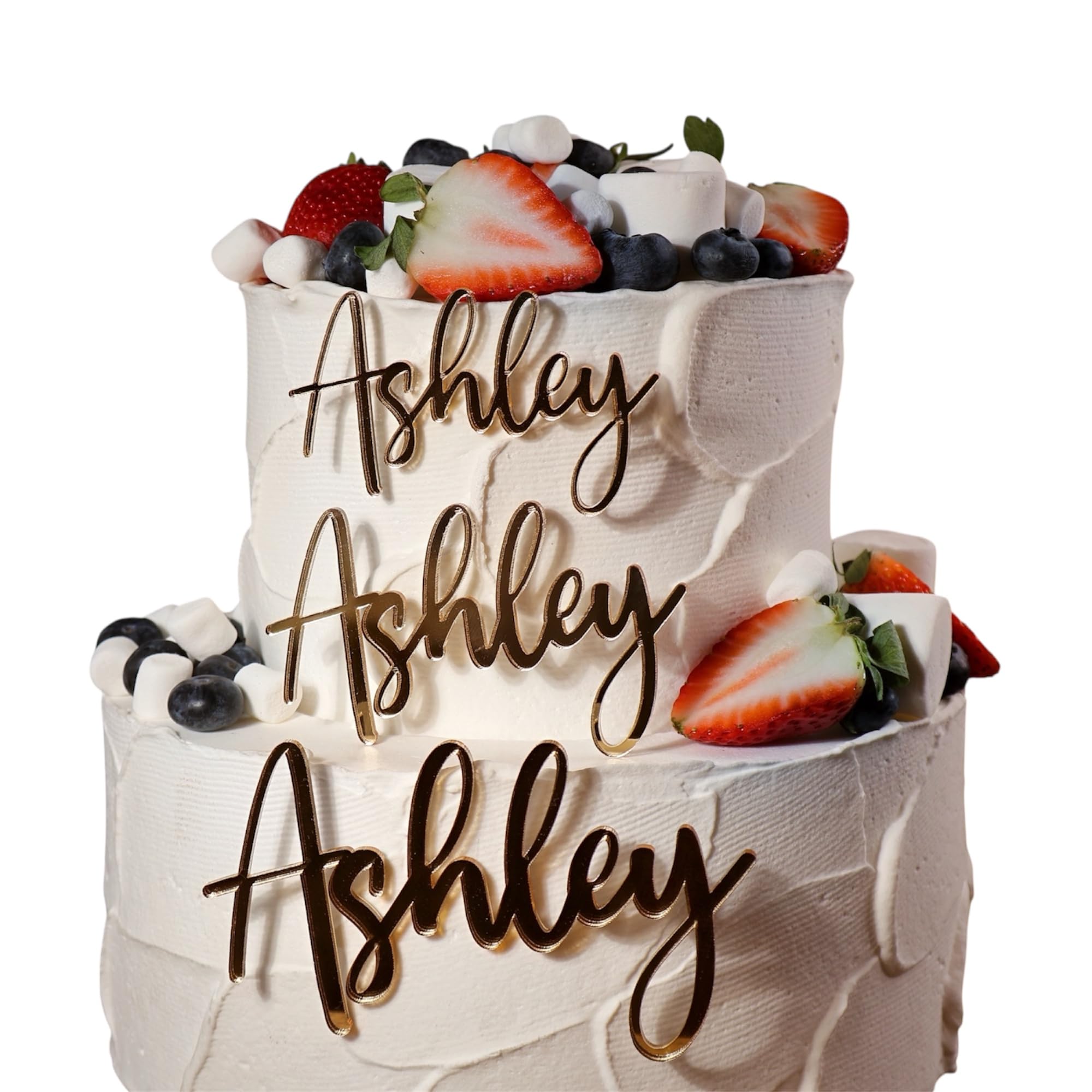 Custom Cake Name Sign | Acrylic Cake Name Plaque | Personalized Cake Name Plate Plaque | Cake Letters | Cake Decoration for Birthday BabyShower