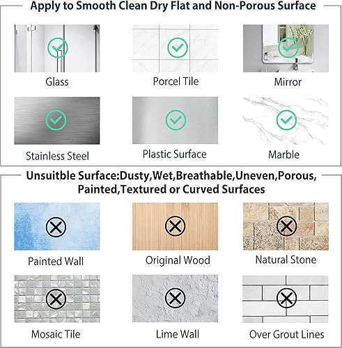 Miniatura 4 de SOCONT Ganchos de ventosa para ducha, ganchos de ducha al vacío resistentes para ducha interior, chapado en negro mate, súper succión para cocina,