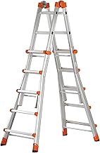 Gierre Giant Aluminium Telescopic Ladder 5 + 5 Rungs