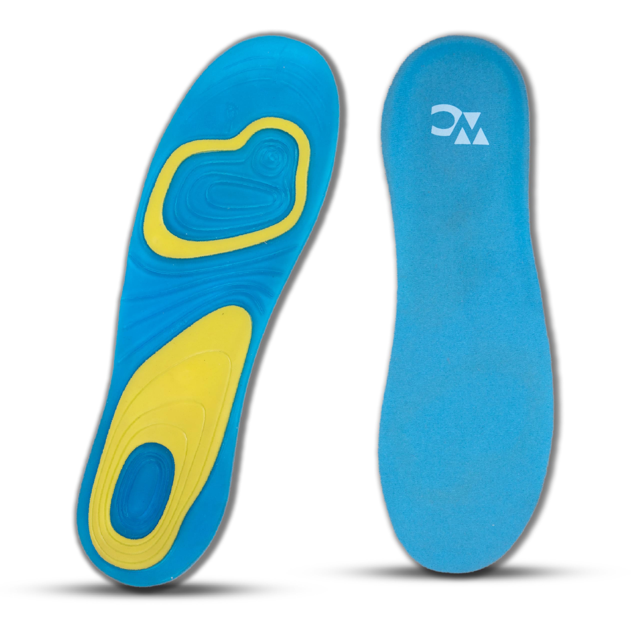 Wonder Care Dual Gel Extra Soft Insole for Shoes Men, Trimmable Heel Support Inner Insoles, Orthopedic Insole for Flat Feet, Breathable Extra Comfort Shock Absorption Sole (Size 9.5-15.5 UK) -1 Pair (B0D7CMQX4F) Amazon Price History, Amazon Price Tracker