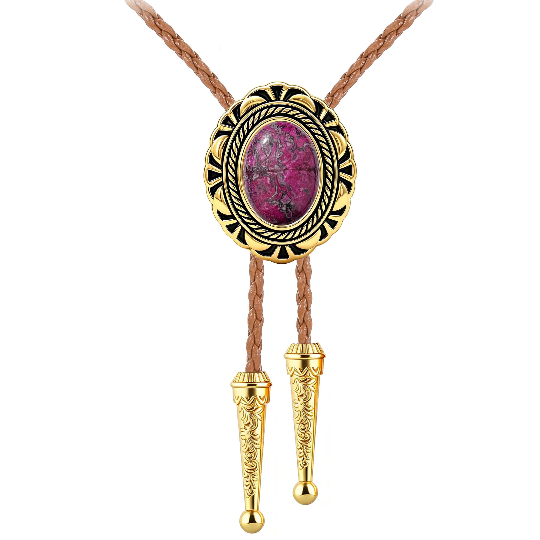 Jeilwiy Bolo Tie for Men Cowboy Ties Western Bolo Tie Necklace for Women
