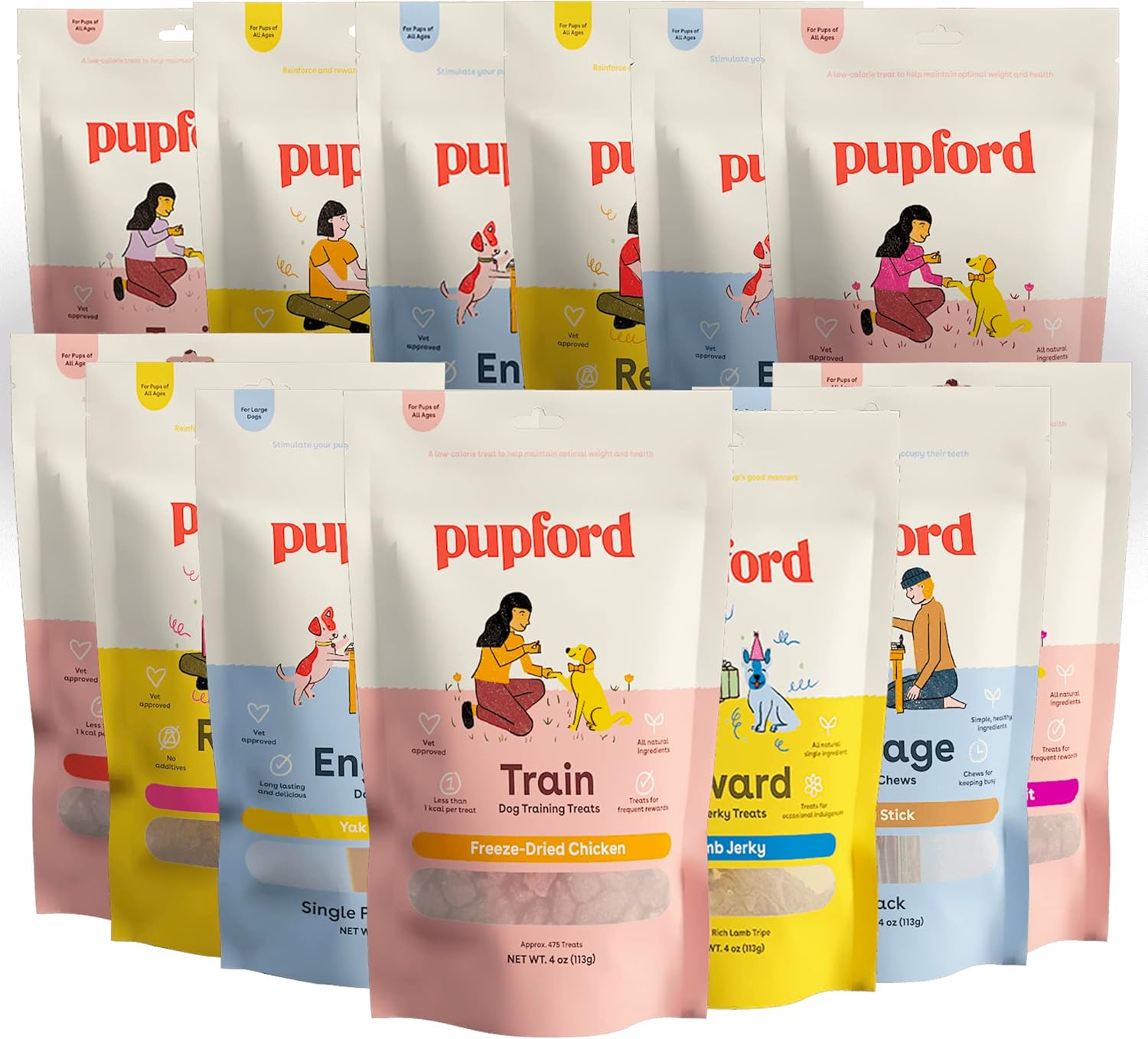 Pupford Small Dog and Puppy Bark Pack Freeze Dried