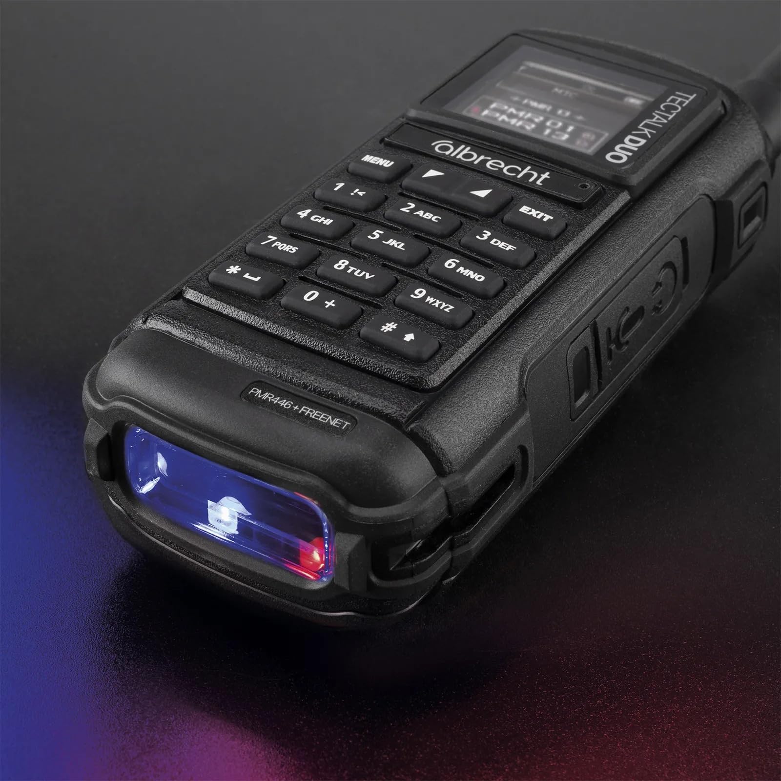 Albrecht Tectalk Duo, PMR & Freenet 29148, krótkofalówka, czarna