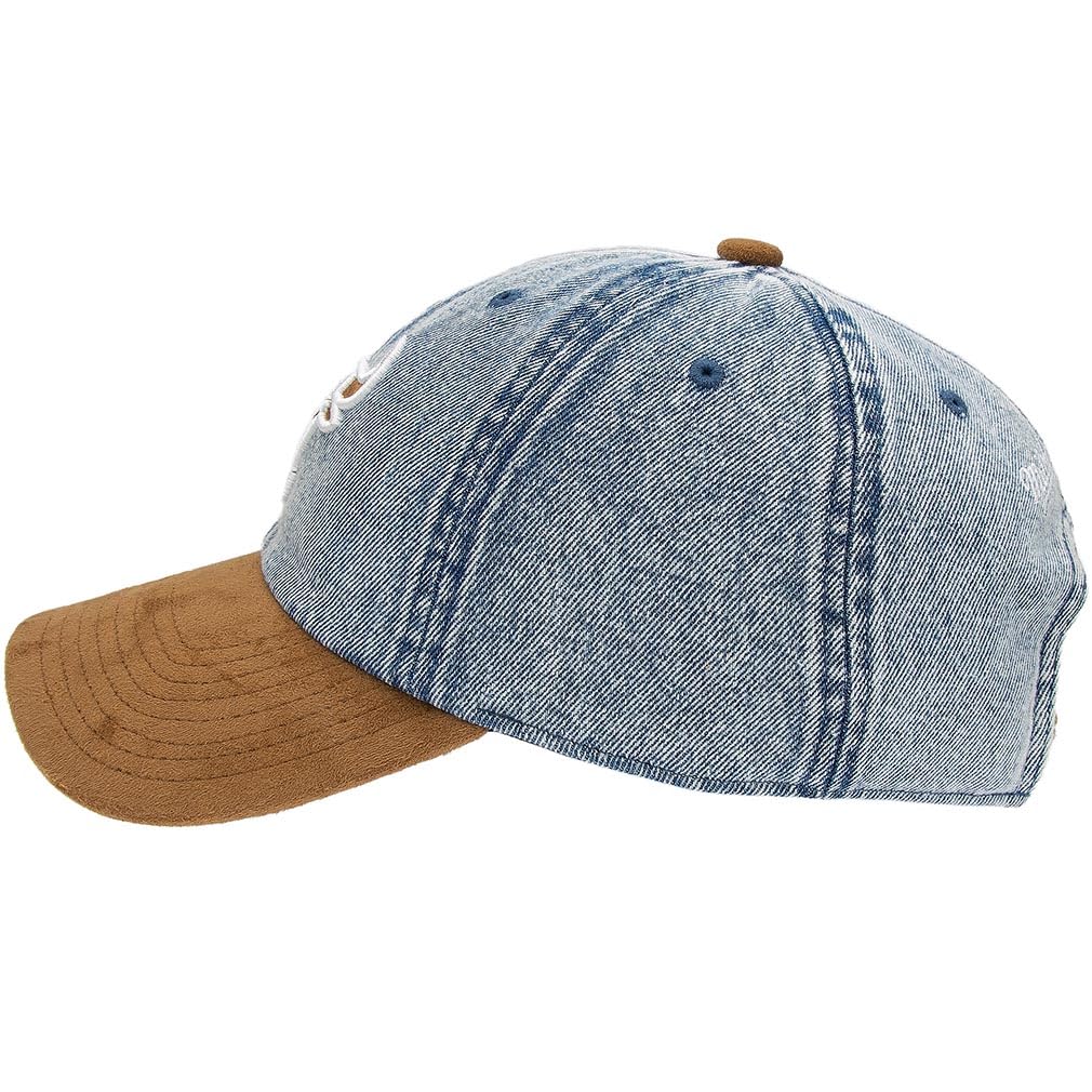 Mitchell & Ness NBA Skórzana czapka z paskiem Chicago Bulls Denim