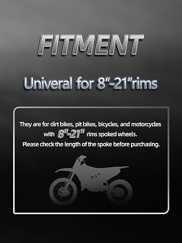 Miniatura 2 de JFG RACING protectores de plástico para radios de bicicleta o motocicleta, Negro