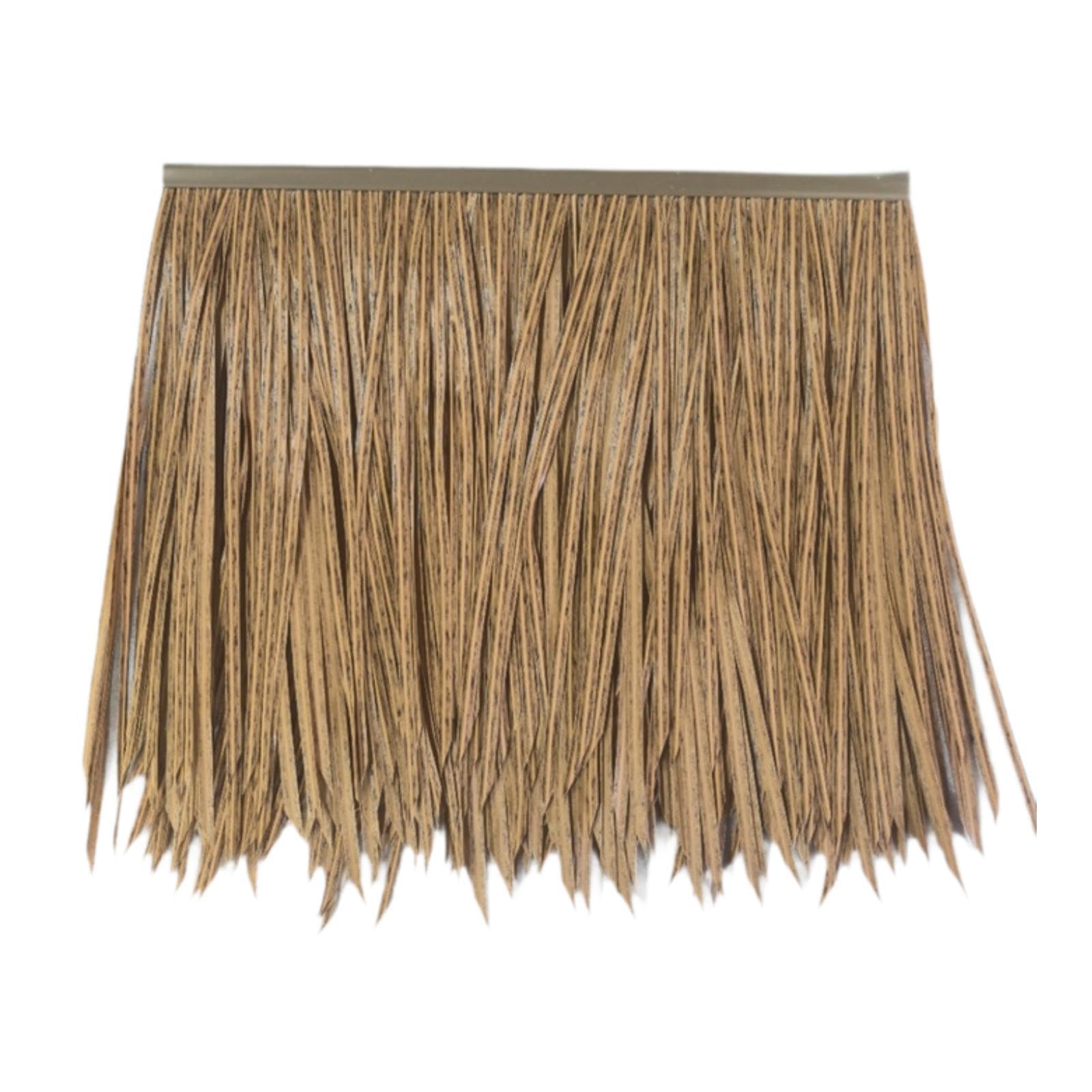 bnf® Artificial Thatch Roofing Centerpiece Bar Decoration for Fence Patio Outdoor Straw Yellow | Synthetic Grass | Landscaping & Garden Materials | Gardening Supplies | Yard, Garden & Outdoor Living-image-34