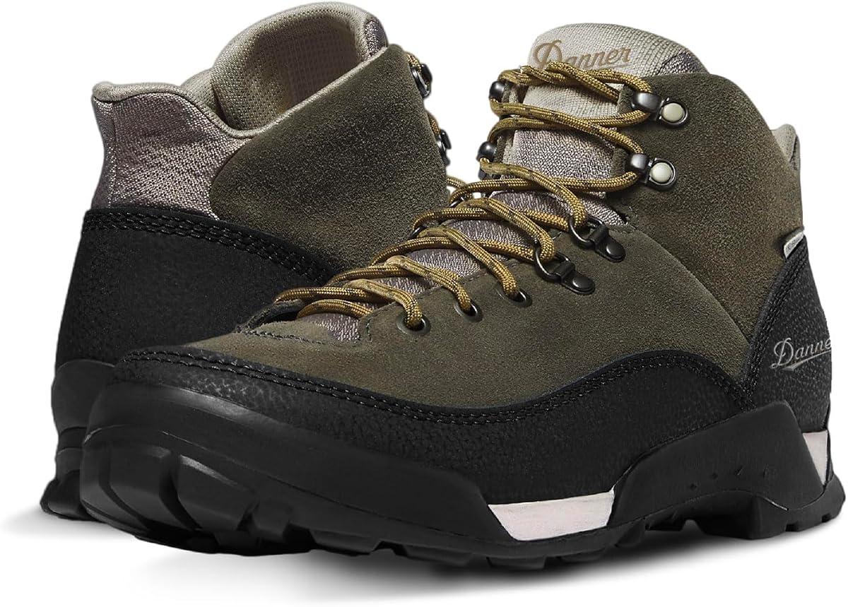 Danner Panorama 6" Waterproof Hiking Boots for Men | Rich Suede Upper, Breathable Danner Dry Barrier, Comfort Footbed, Traction Outsole, PU-Coated Leather Rand