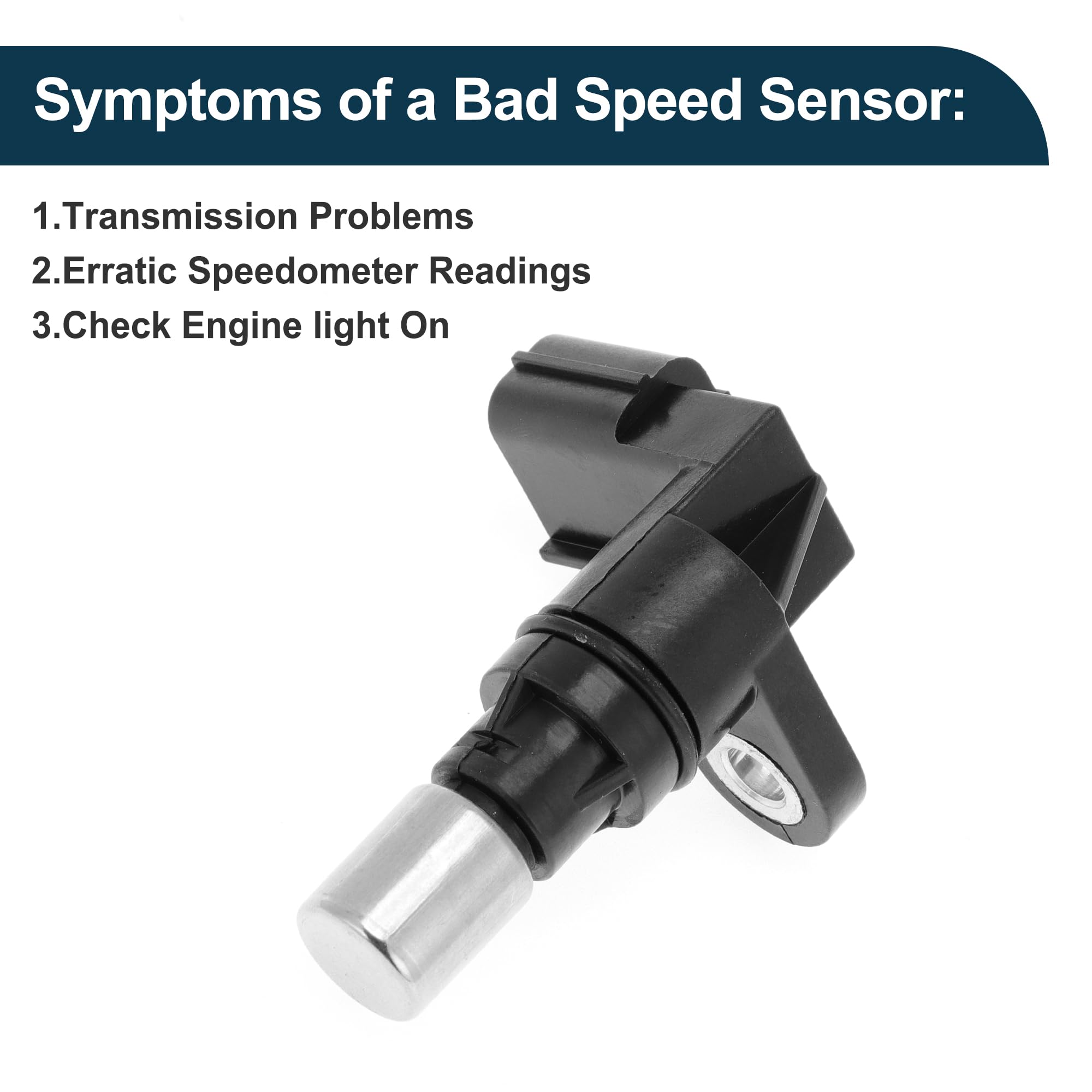 Sensor De Velocidad De Transmisión Para Honda Civic Si 06-15 1Pc | Oe 28820-Pwr-013, Para Honda Accord Lx 2.4 2003-2012, Monitorea Velocidad, Reemplazo Directo, Instalación Sencilla