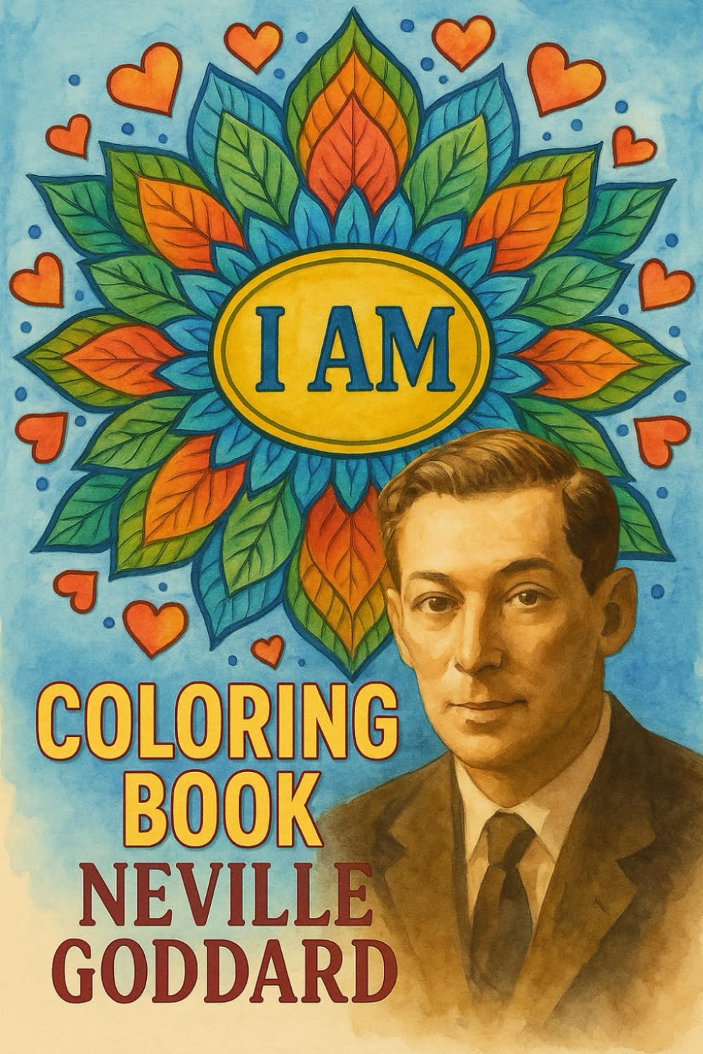 The Neville Goddard Mandala Coloring Book: A mindful journey of self-affirmation and coloring creativity
