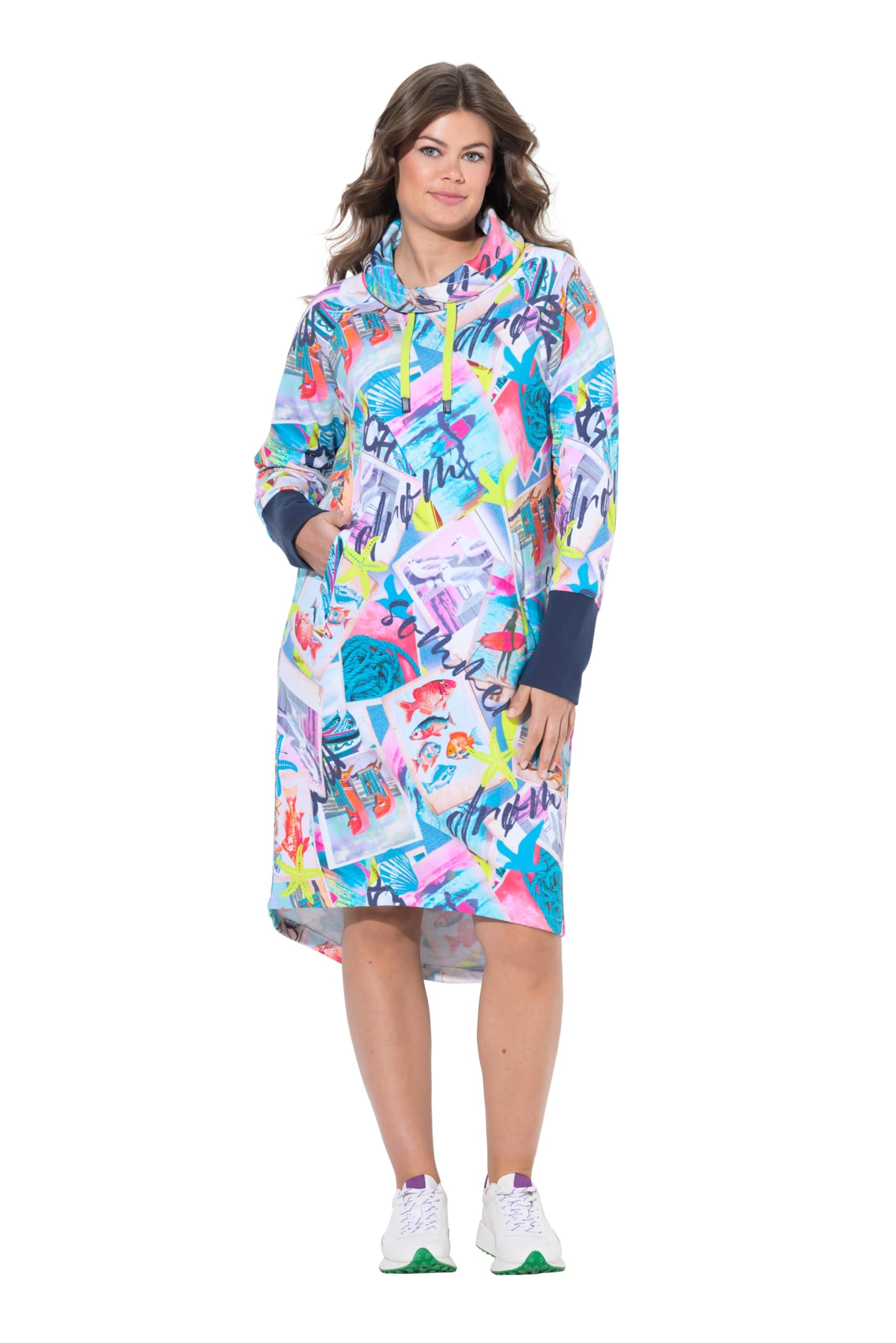 Laurasøn Sweatkleid, Kapuze, Langarm, Oeko-TEX 836923