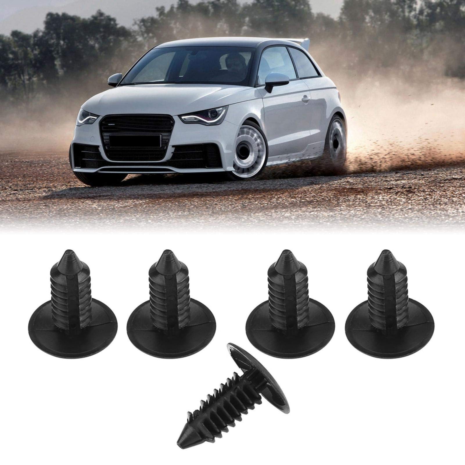 100 PZ Clips Plastico Clip per Pannello Porta Paraurti Trim Pannello Clip Clip di Fissaggio Auto Paraurti Clip per Rivetti Rivetti Plastica Carrozzeria Clip Fissaggio del Paraurti Panel Retainer Clip