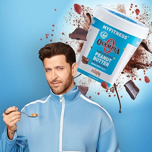Miniatura 3 de MYFITNESS Mantequilla de maní chocolate negro Olympia sin OMG Sin gluten, sin conservantes, ingredientes naturales, alto contenido de proteínas,