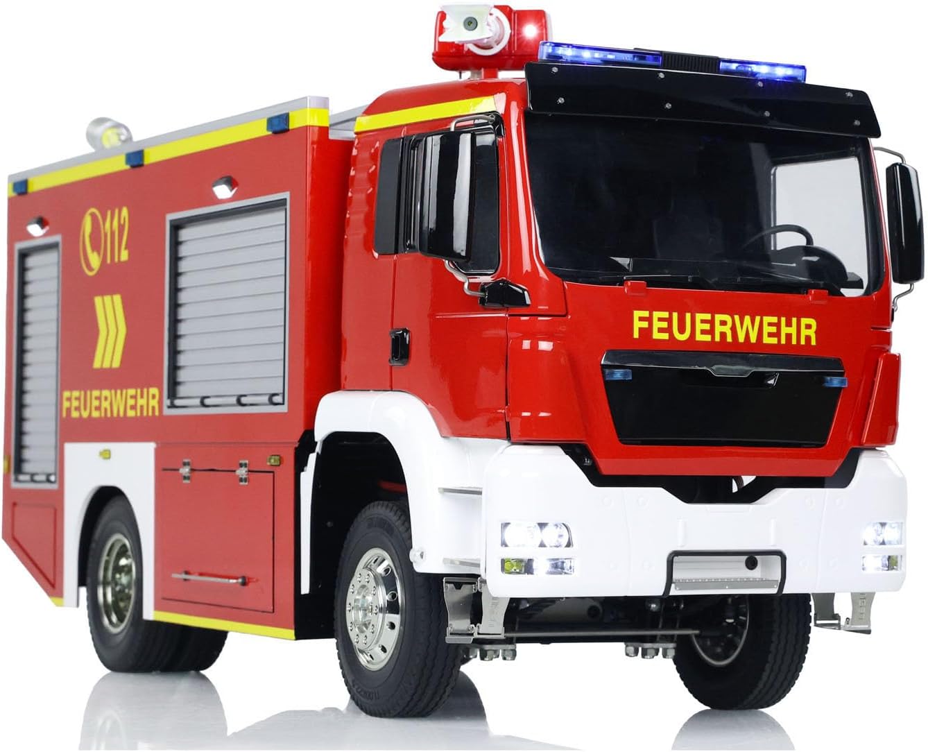TOUCAN RC HOBBY 1:14 4x2 RC Fire Fighting Truck RTR Car Remote Control Fire Vehicle Model Sound