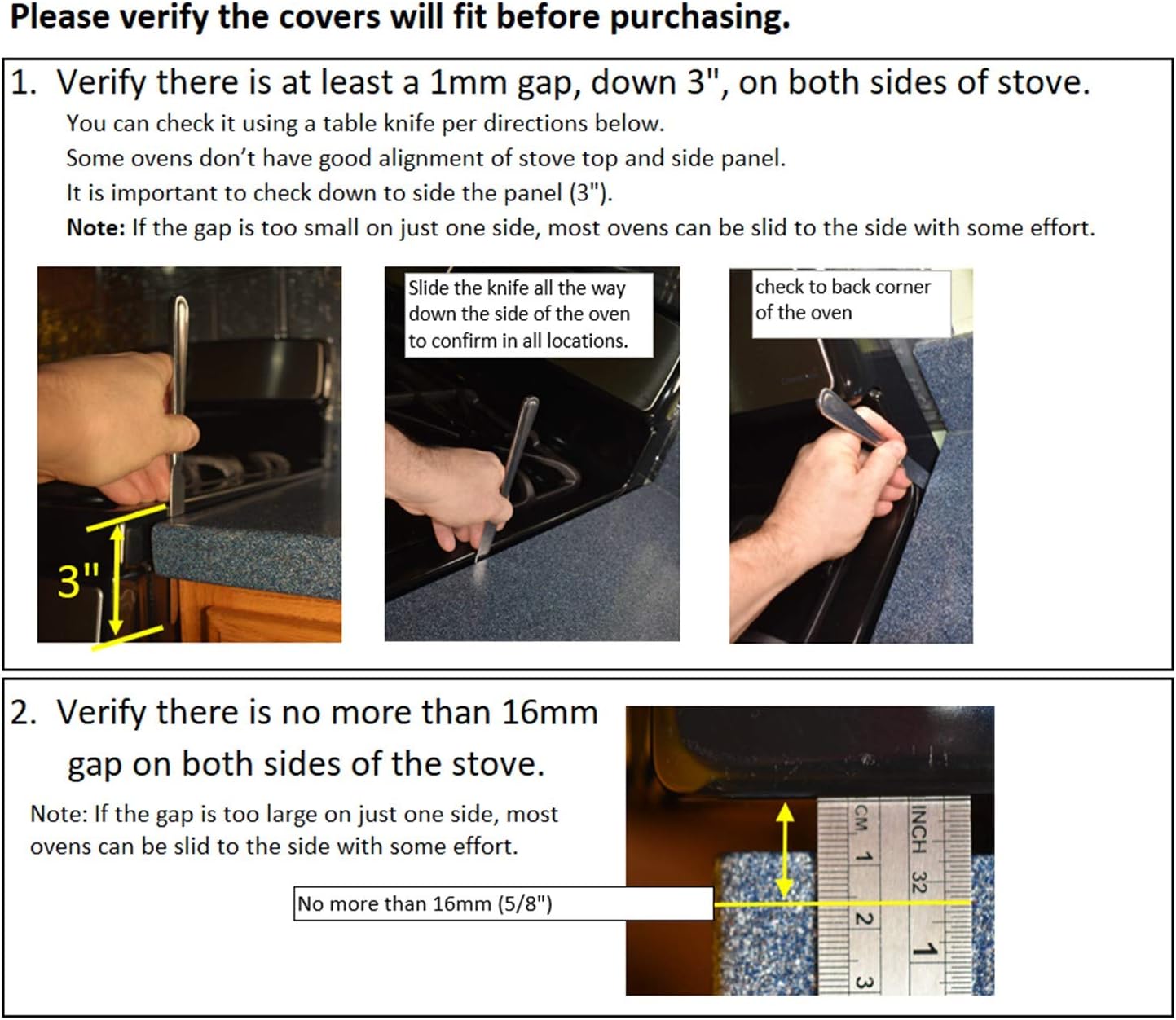 Stainless Steel Stove To Counter Gap Cover Regular Will Not Melt Burn Like Silicone Can Trim Fills Crack Between Oven And Counter Guard Filler For Cut Food Or Splatter Spill