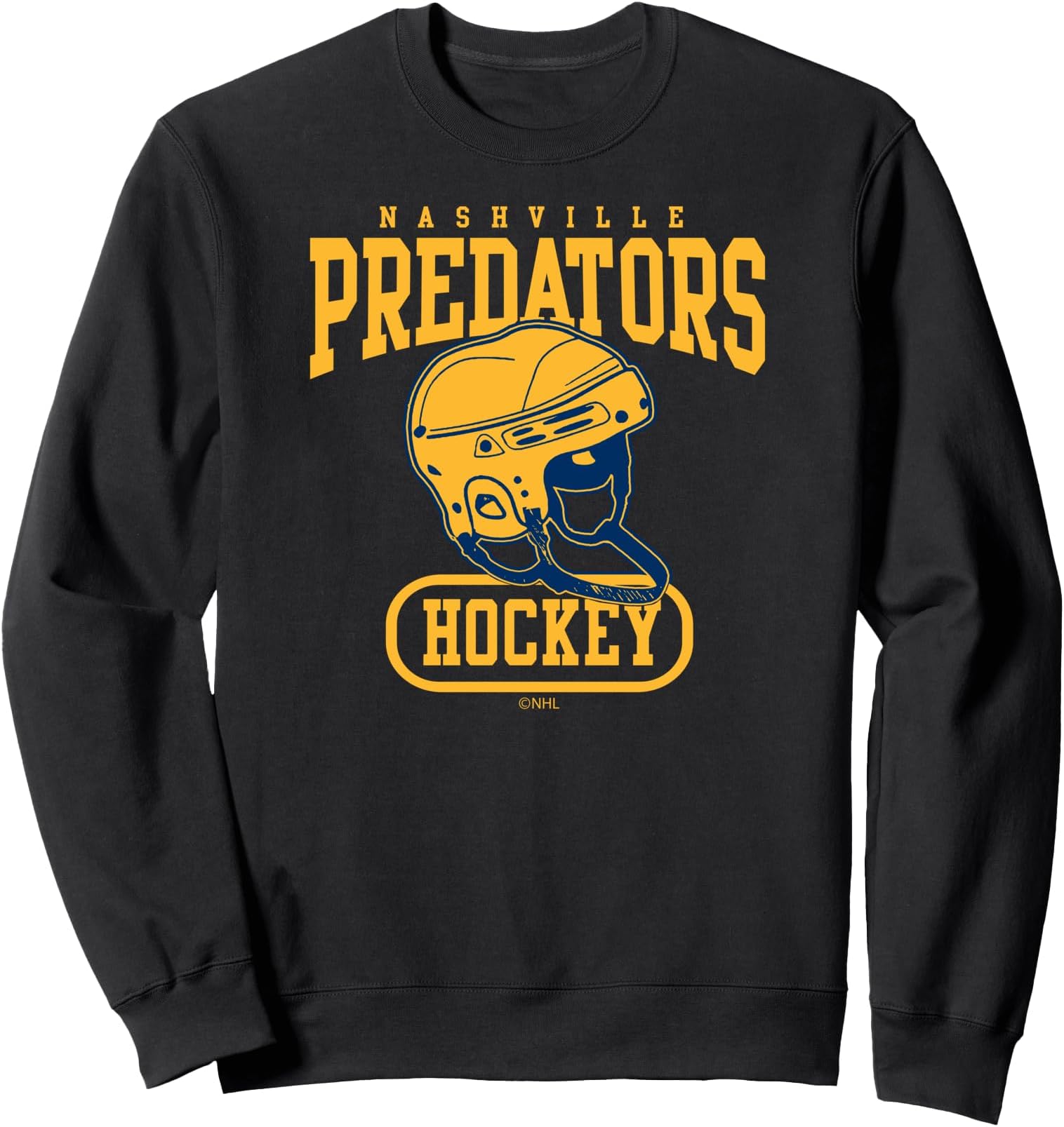 Helmet Black NHL Officially Licensed Sweatshirt