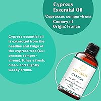 Vista 3 de Aceite Esencial de Ciprés para Difusor, Piel, Fabricación de Jabón, Aceite de Ciprés 100% Puro Natural - 1 Oz